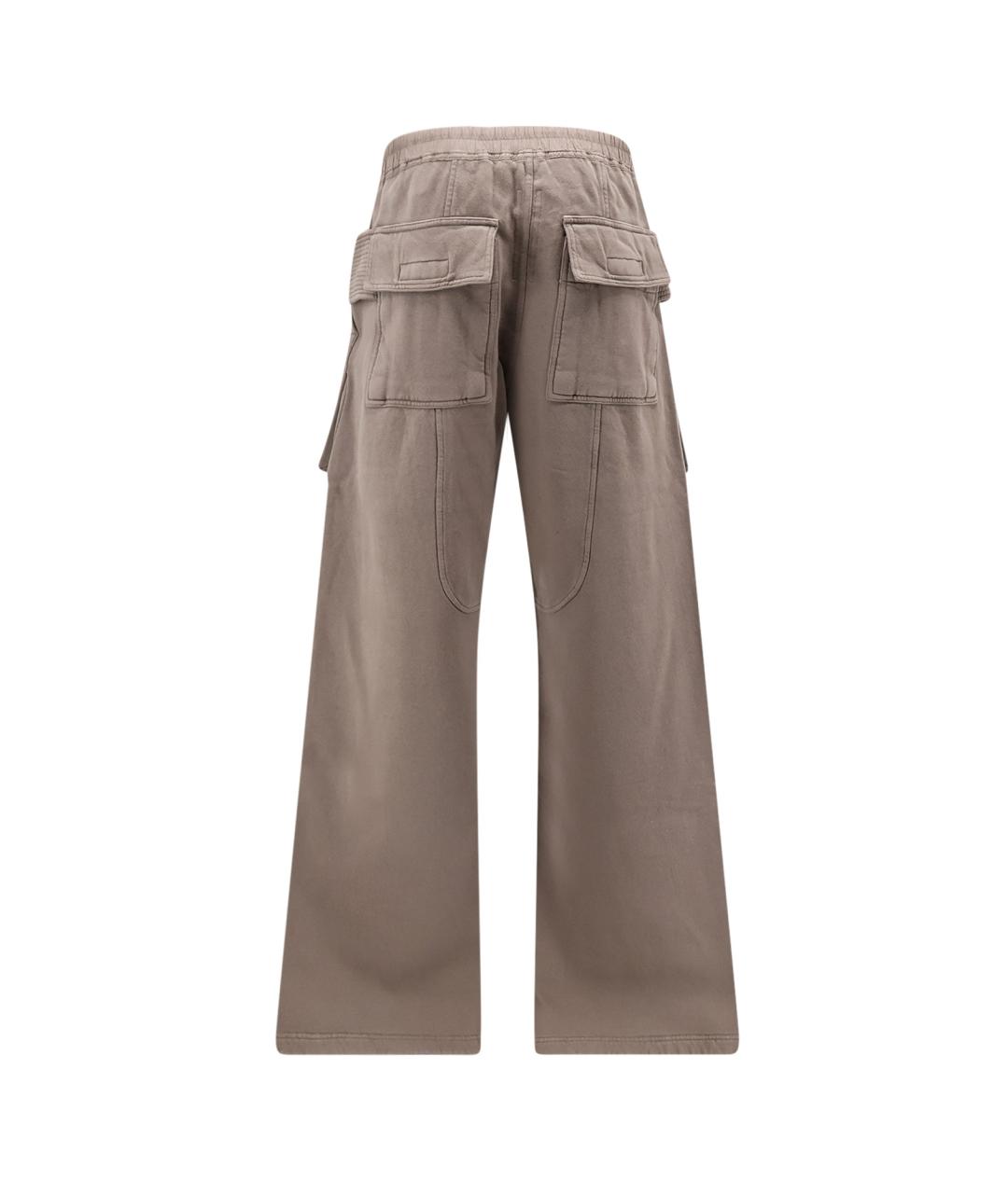 RICK OWENS DRKSHDW Мульти хлопковые повседневные брюки, фото 2