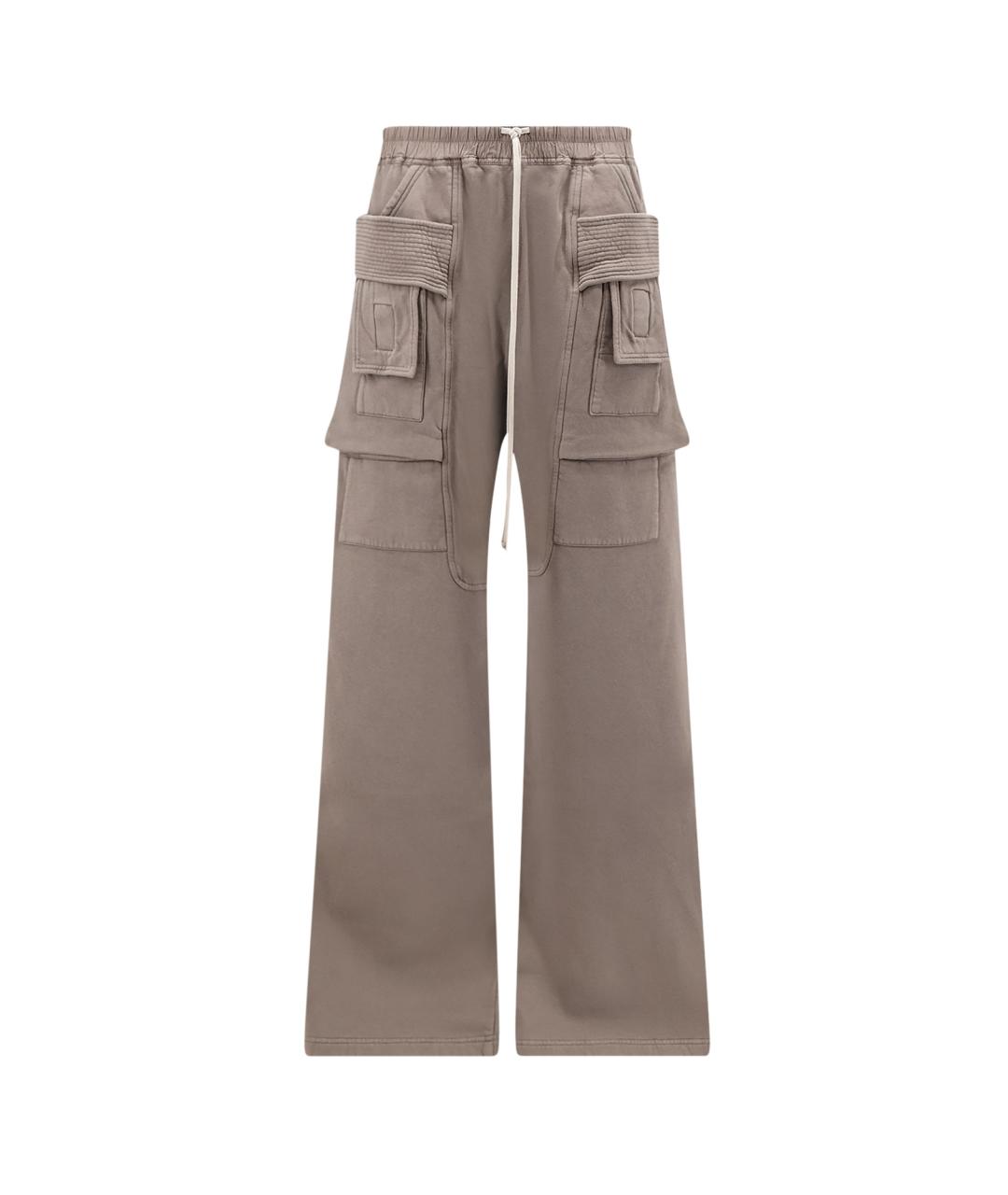 RICK OWENS DRKSHDW Мульти хлопковые повседневные брюки, фото 1
