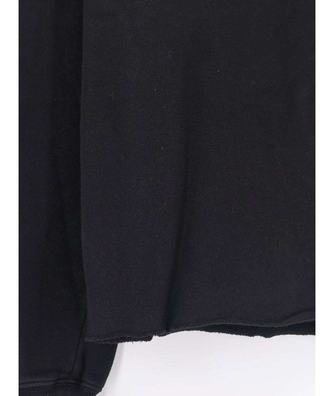 RICK OWENS DRKSHDW Черный хлопковый джемпер / свитер, фото 3