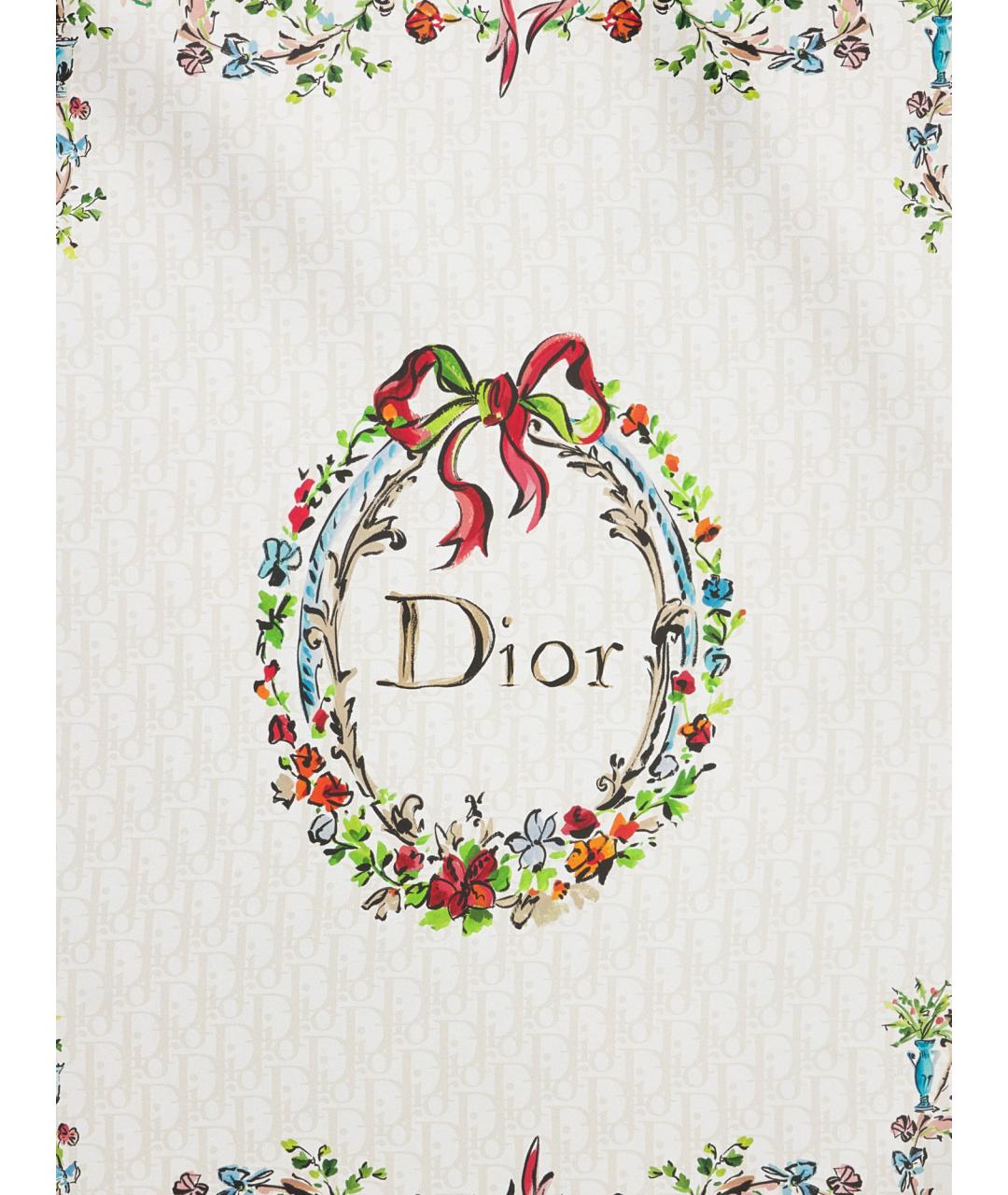CHRISTIAN DIOR Мульти шелковый платок, фото 2