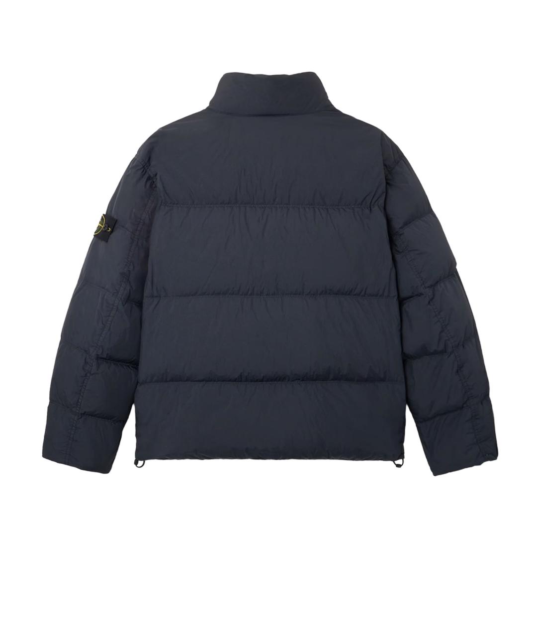 STONE ISLAND Синий полиамидовый пуховик, фото 2