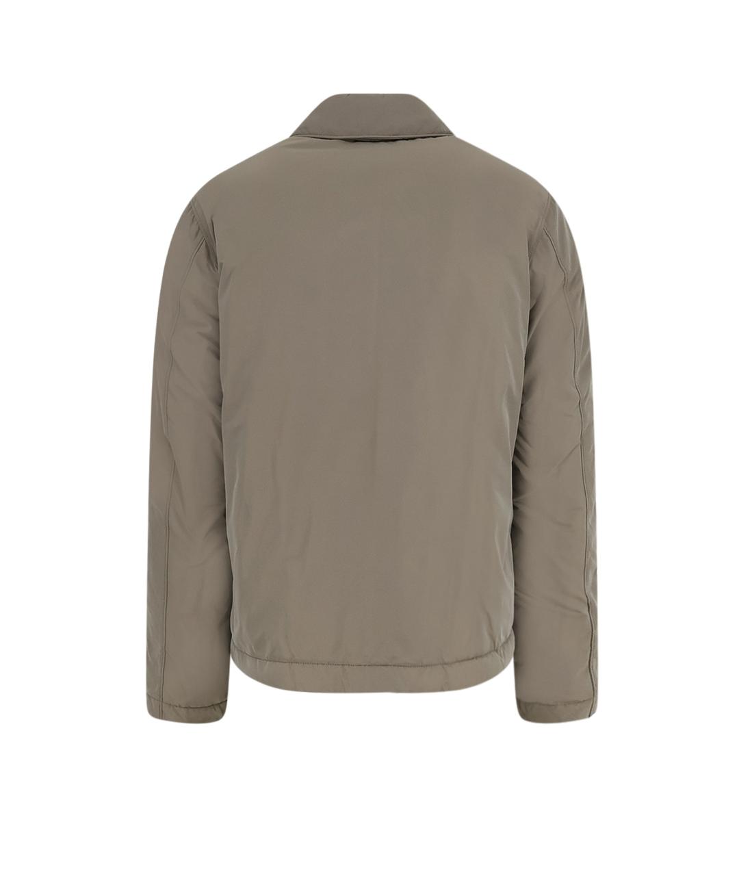 STONE ISLAND Хаки полиамидовая куртка, фото 2