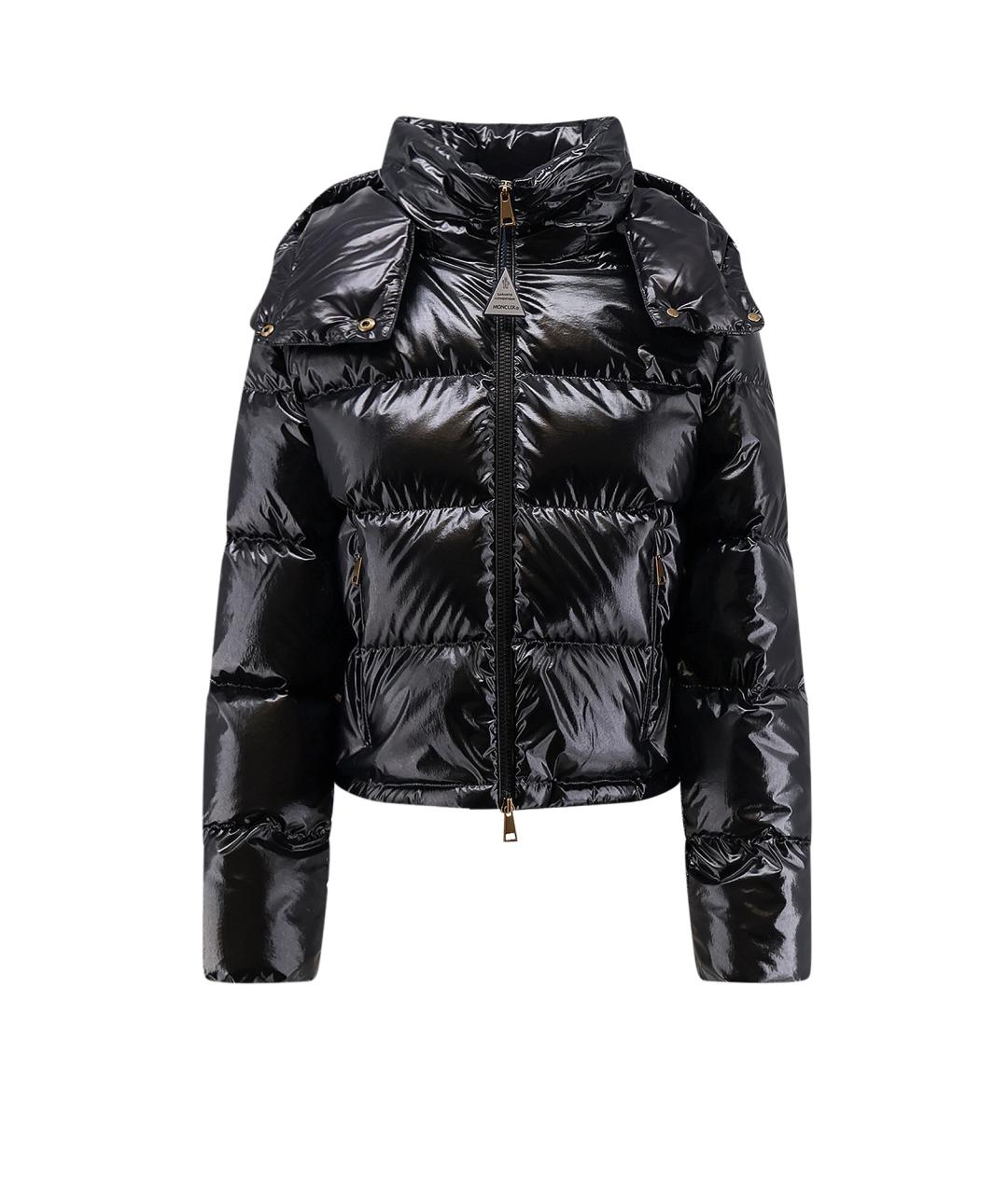 MONCLER Черная полиамидовая куртка, фото 1