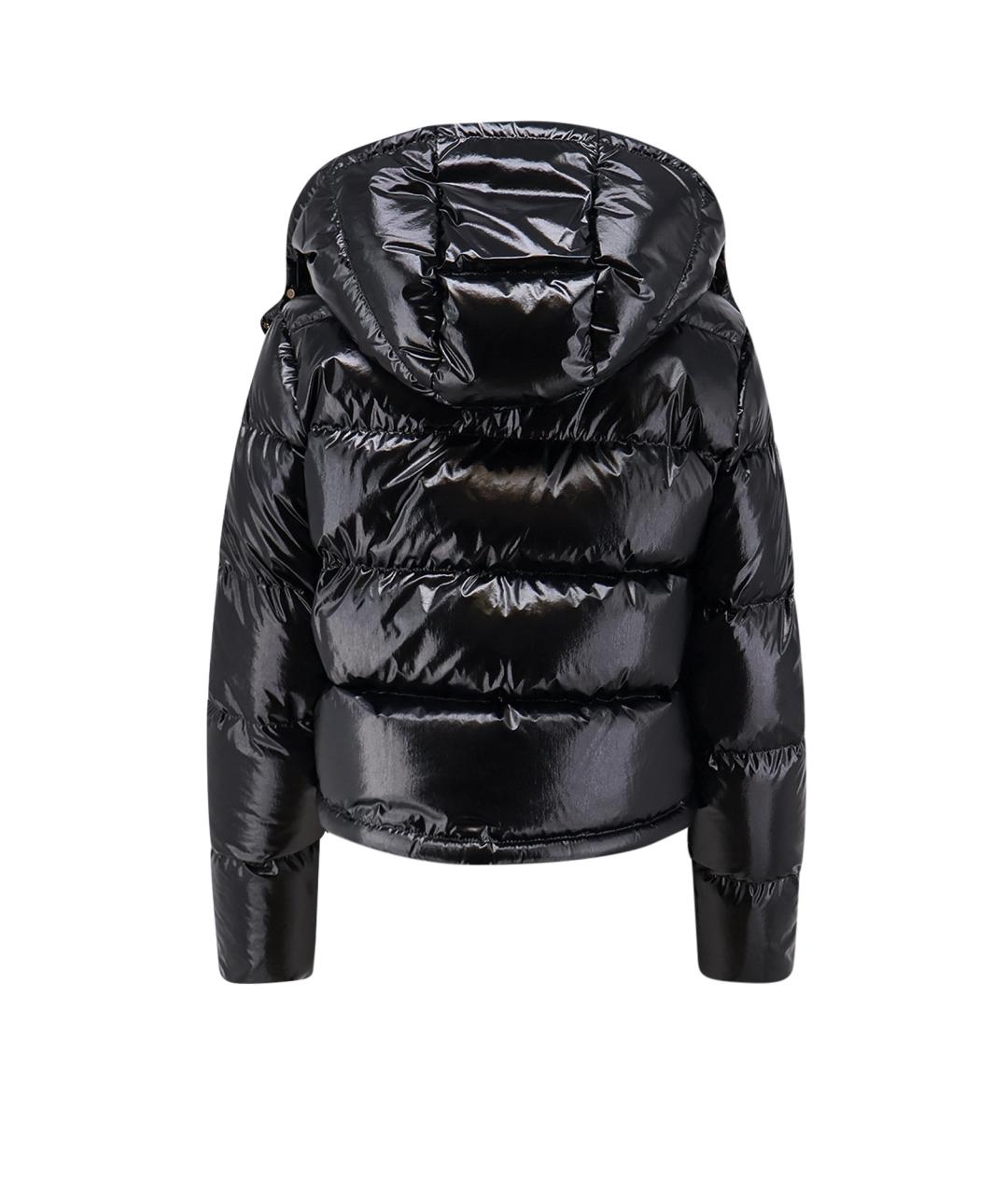MONCLER Черная полиамидовая куртка, фото 2