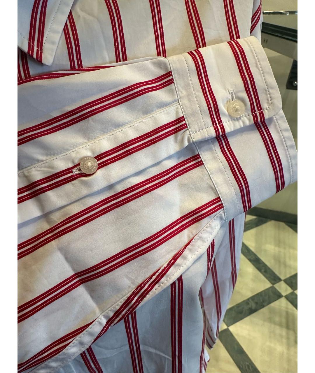 RALPH LAUREN Белая хлопковая рубашка, фото 4