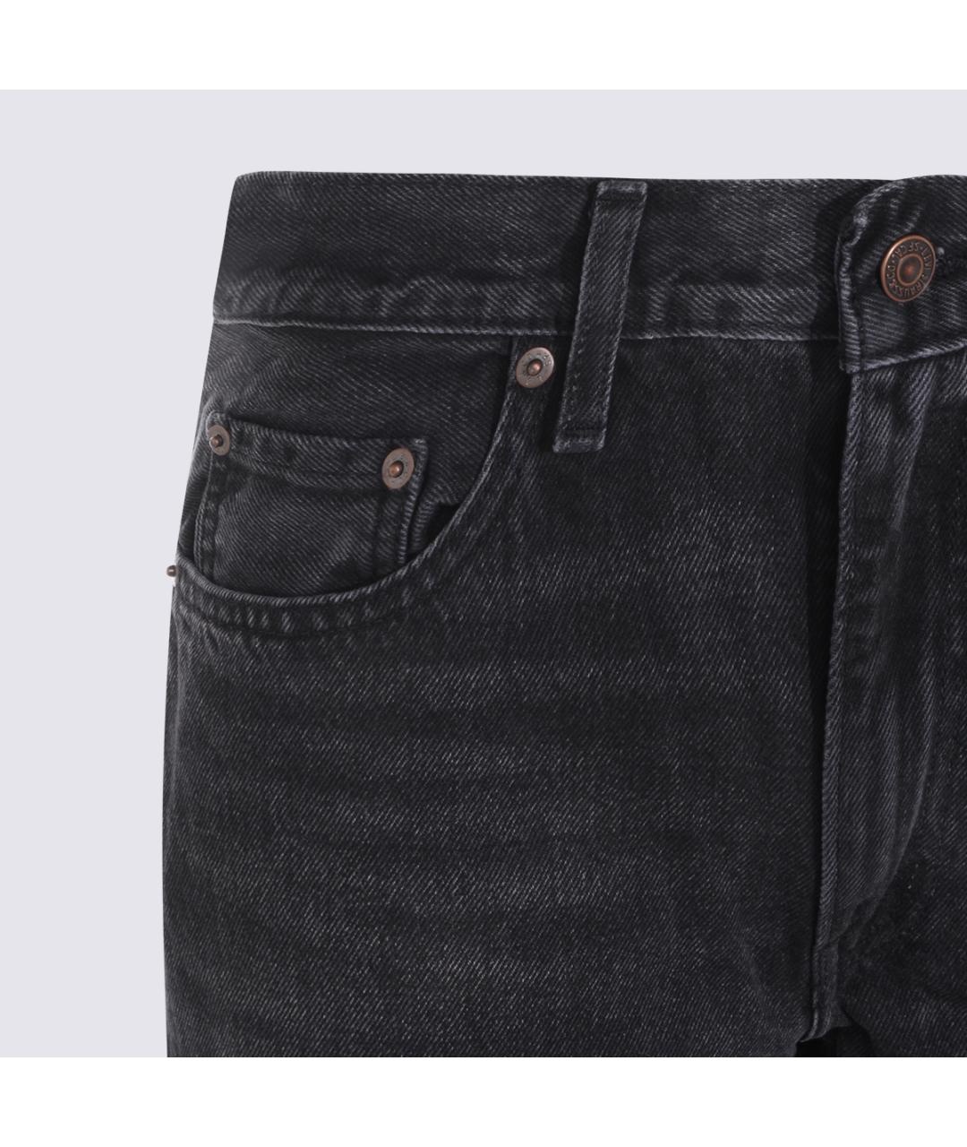 LEVI'S Синие хлопковые прямые джинсы, фото 3