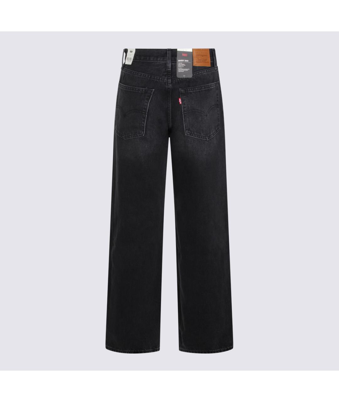 LEVI'S Синие хлопковые прямые джинсы, фото 2