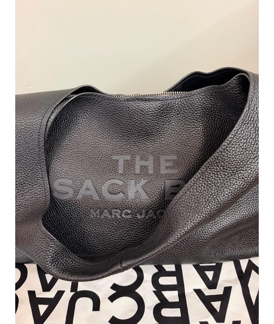 MARC JACOBS Черная кожаная сумка тоут, фото 2