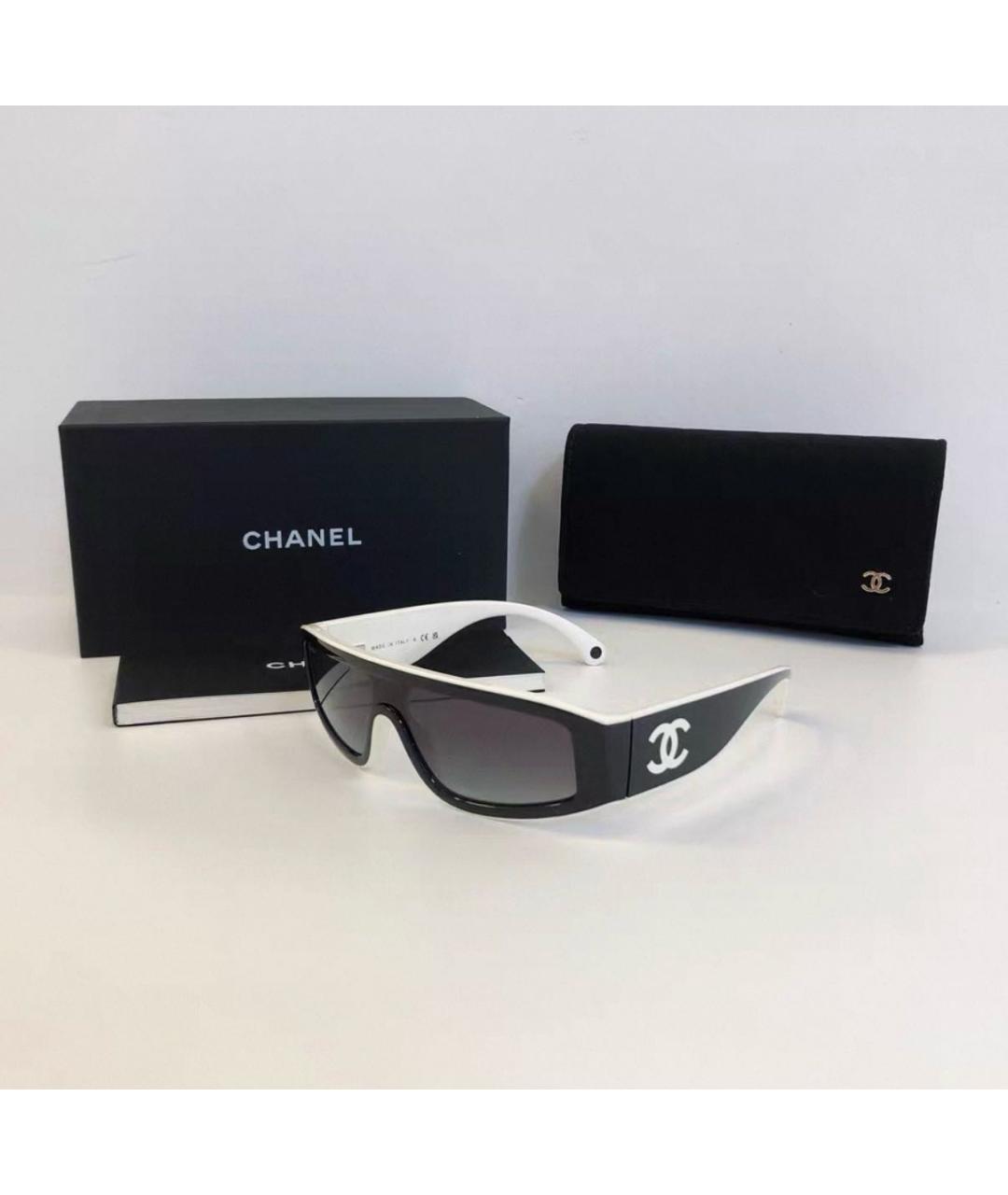 CHANEL Черные солнцезащитные очки, фото 4