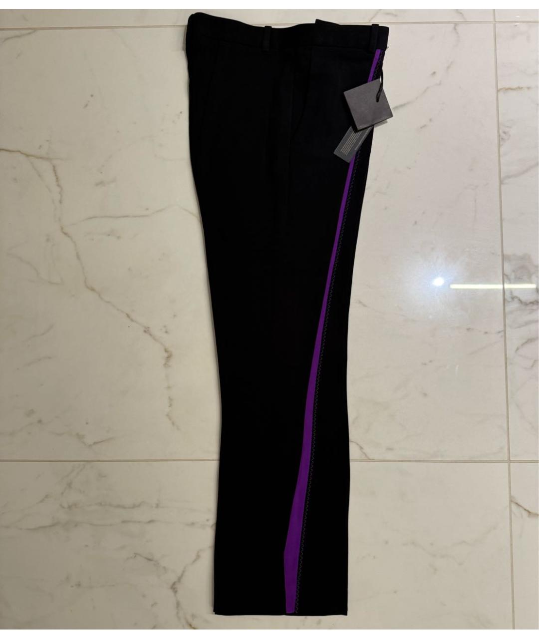 VERSACE Черные брюки узкие, фото 2