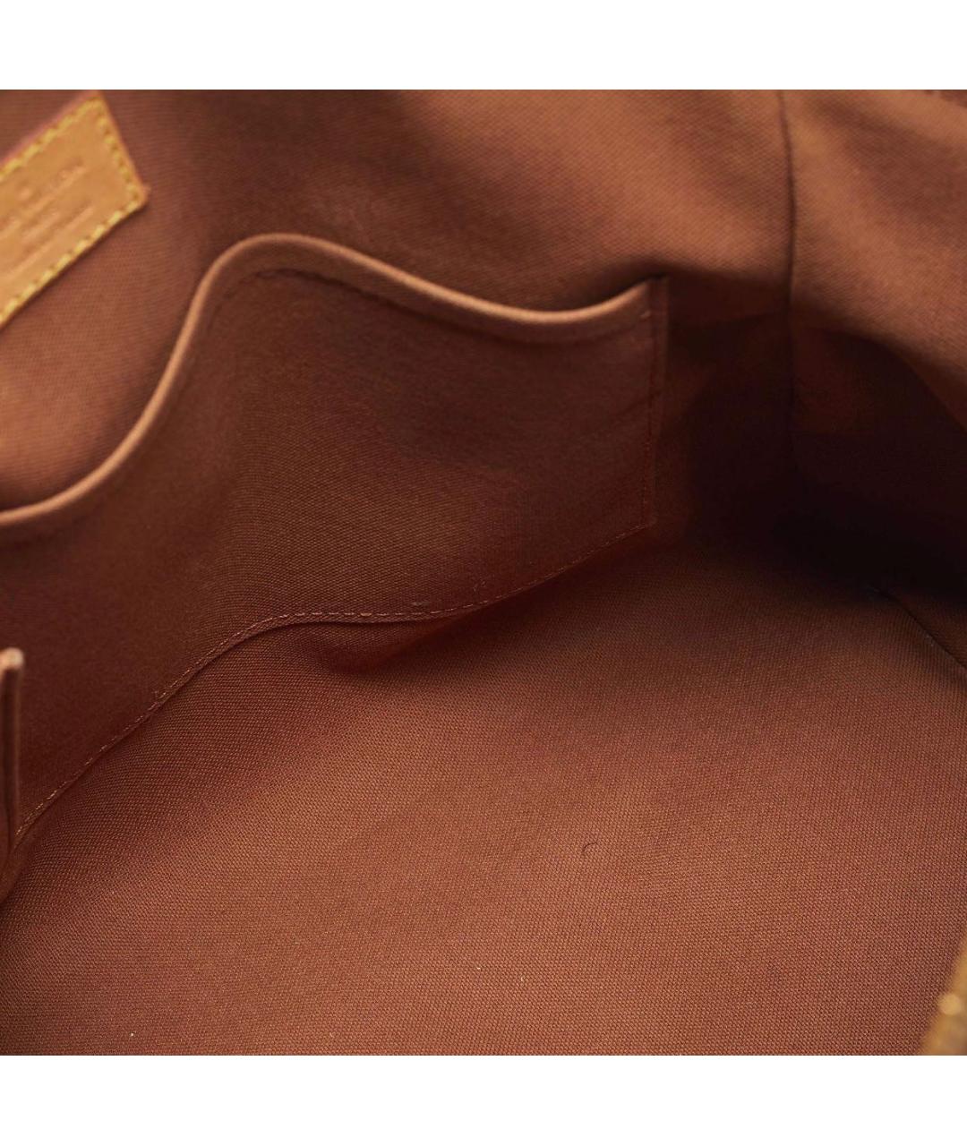 LOUIS VUITTON Коричневая сумка тоут из канвы, фото 4