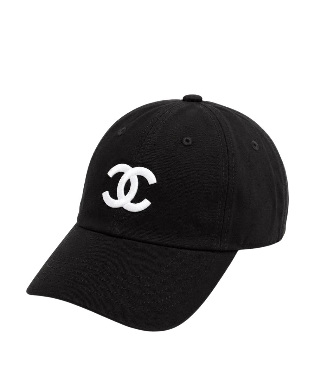 CHANEL Черная кепка, фото 1