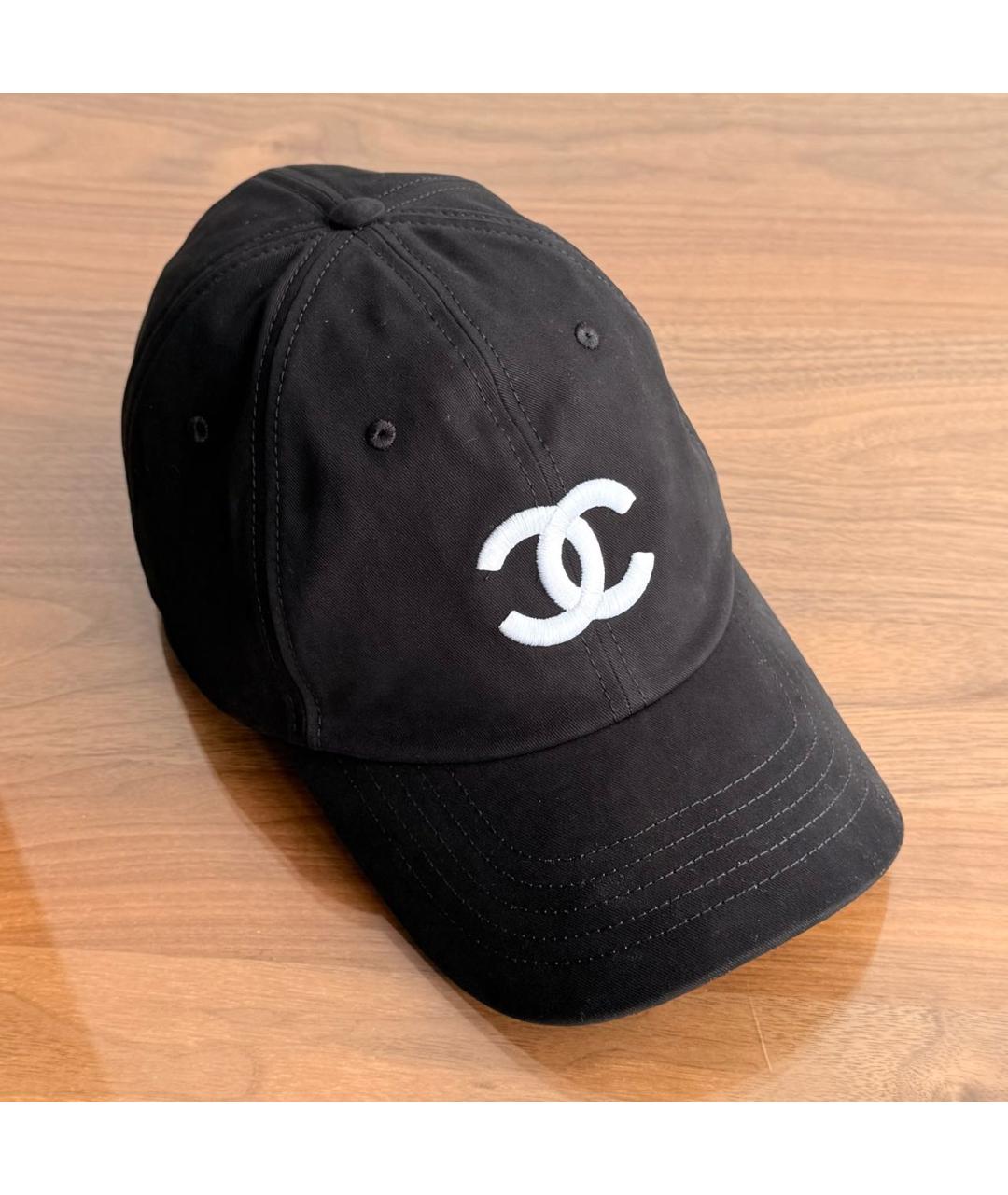 CHANEL Черная кепка, фото 4