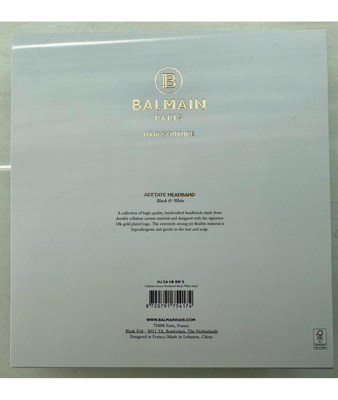 BALMAIN Черная повязка, фото 8
