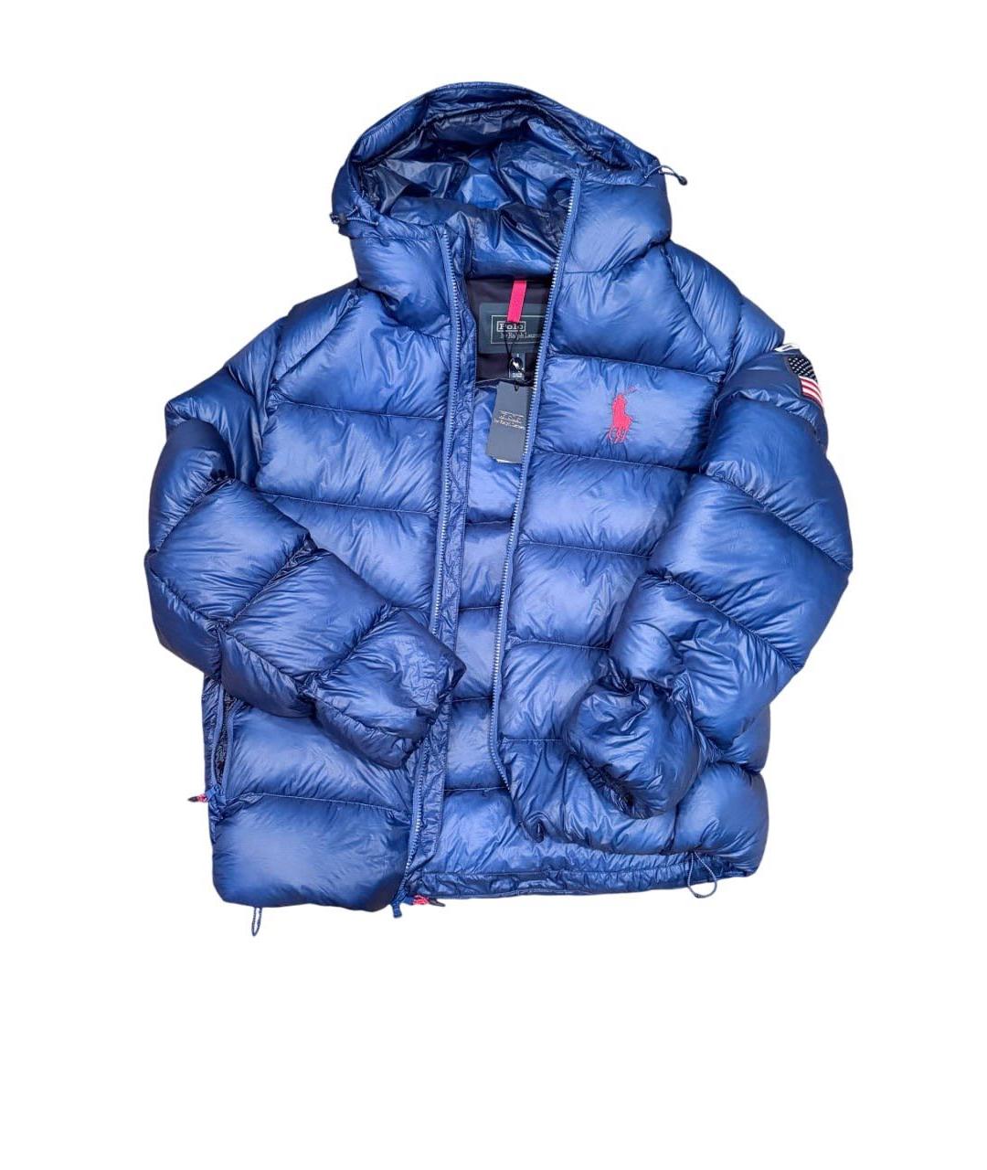 POLO RALPH LAUREN Синий пуховик, фото 1