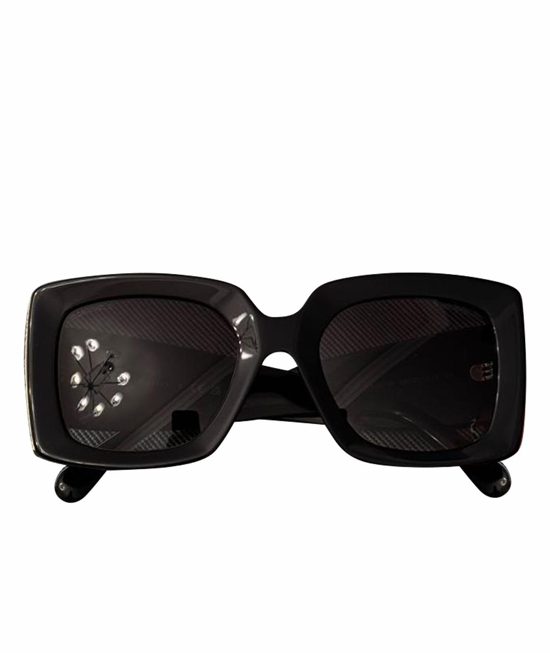 CHANEL Черные пластиковые солнцезащитные очки, фото 1