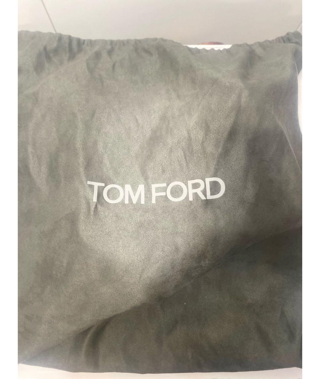TOM FORD Красная кожаная сумка через плечо, фото 6