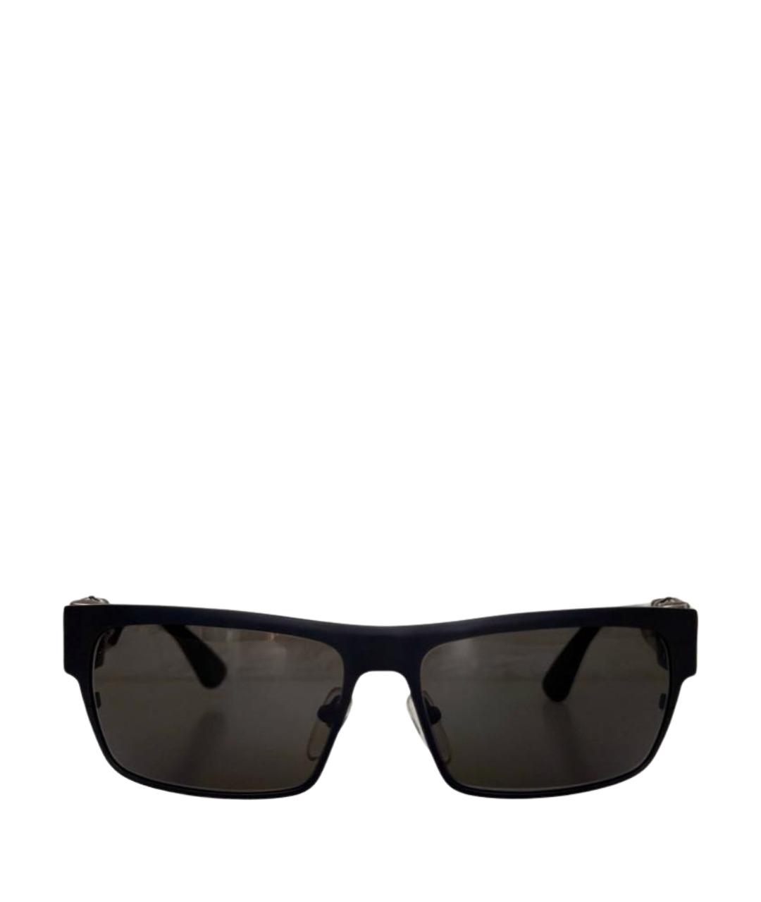 CHROME HEARTS Черные пластиковые солнцезащитные очки, фото 1