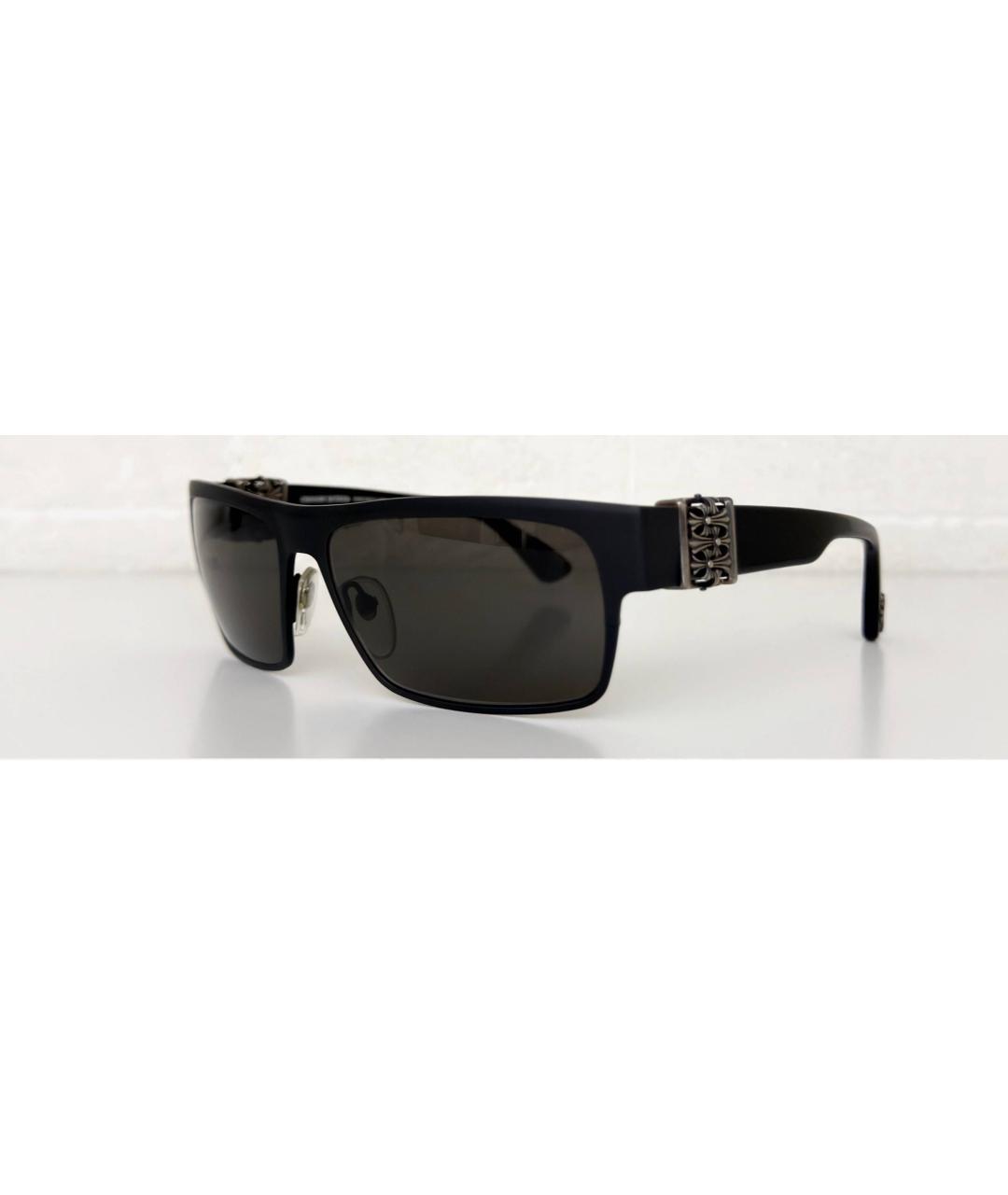 CHROME HEARTS Черные пластиковые солнцезащитные очки, фото 3