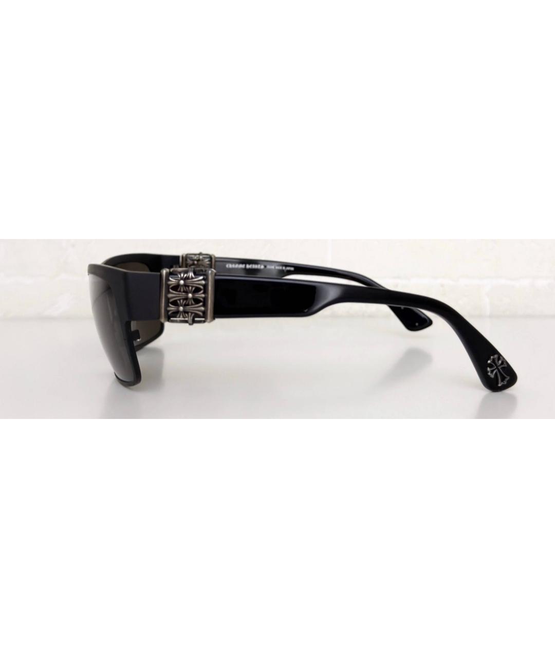 CHROME HEARTS Черные пластиковые солнцезащитные очки, фото 2