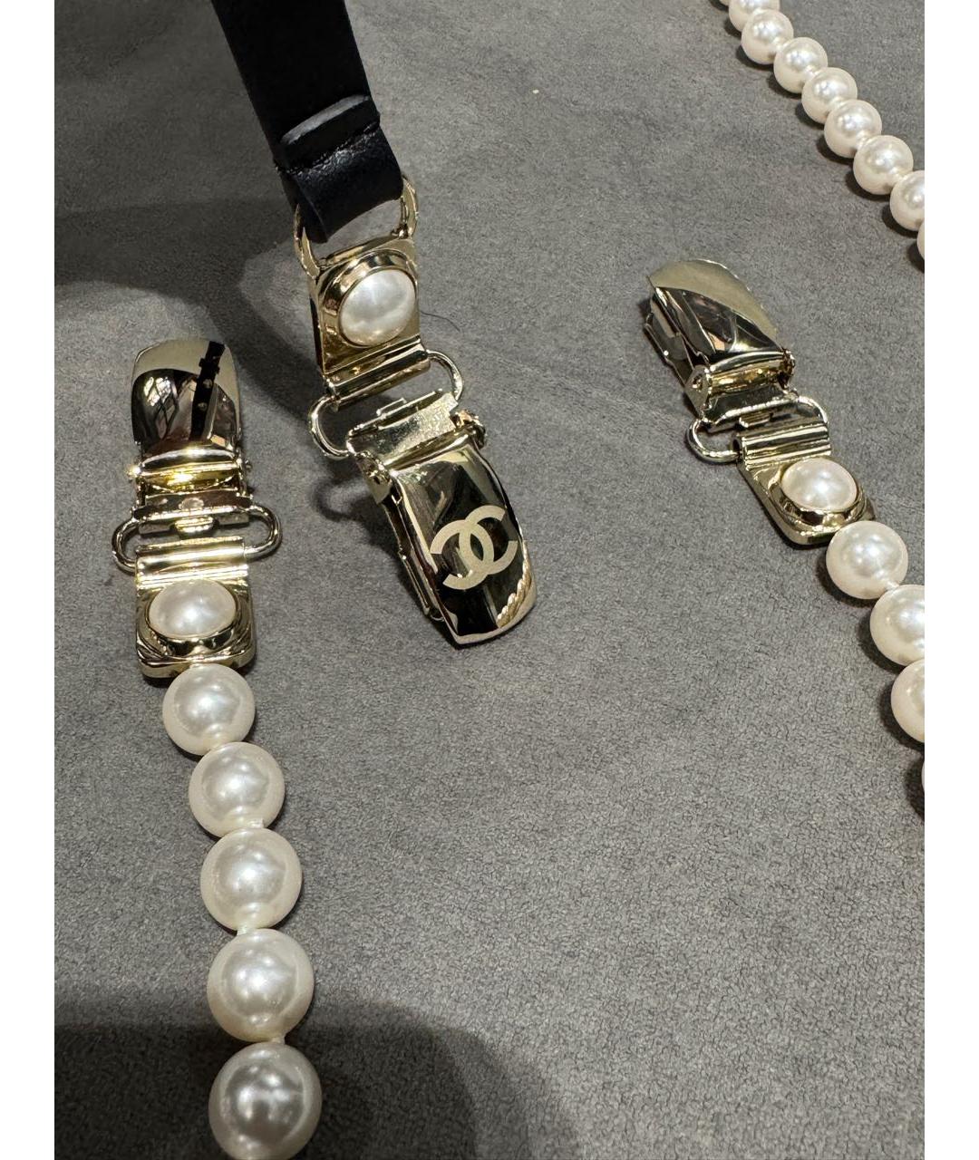 CHANEL Белый ремень, фото 4
