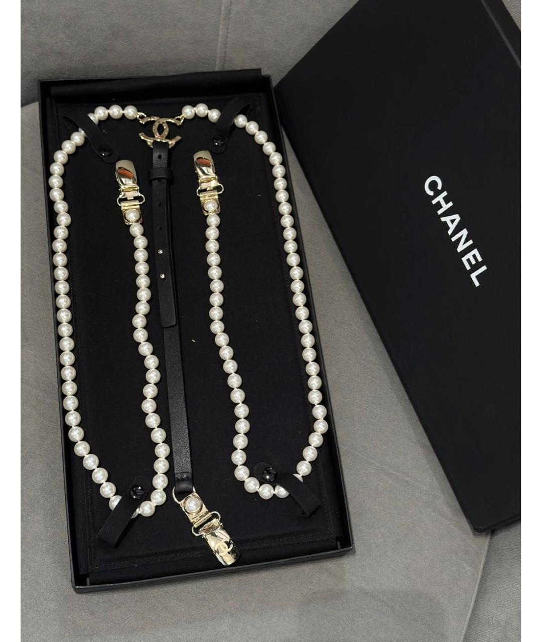 CHANEL Белый ремень, фото 5