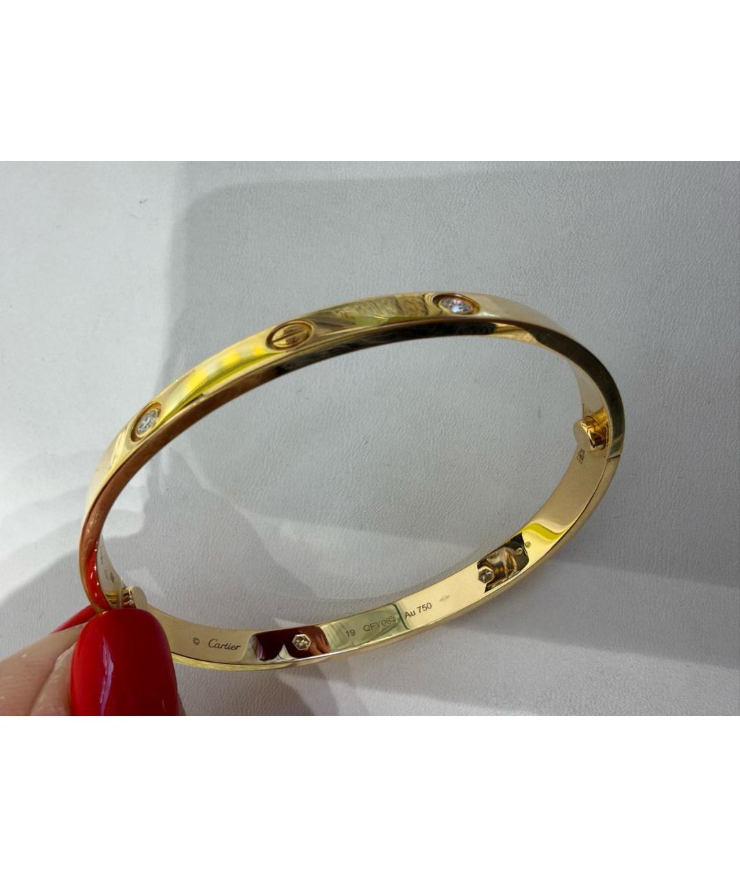 CARTIER Золотой браслет из желтого золота, фото 4