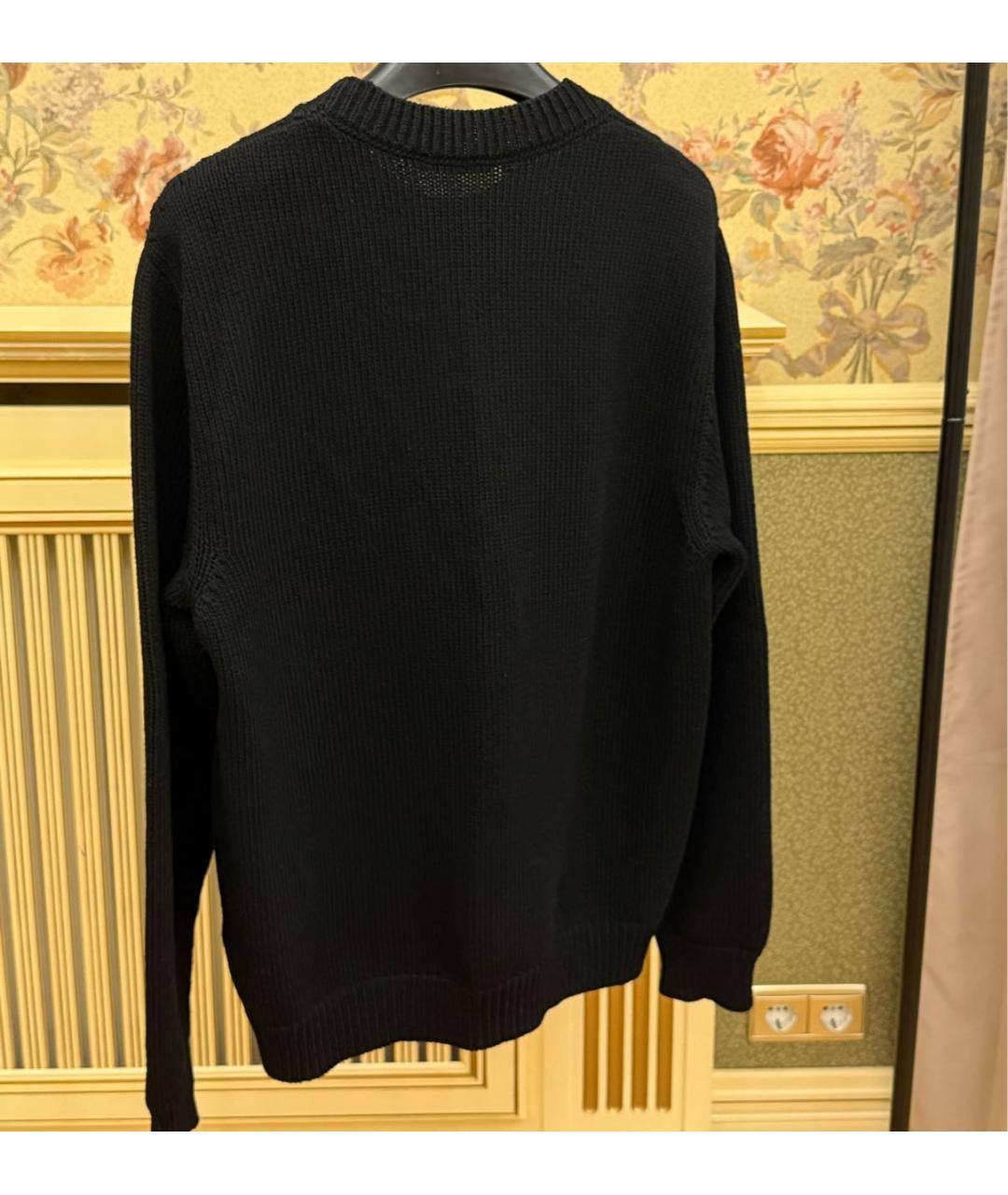 BALMAIN Черный шерстяной джемпер / свитер, фото 2