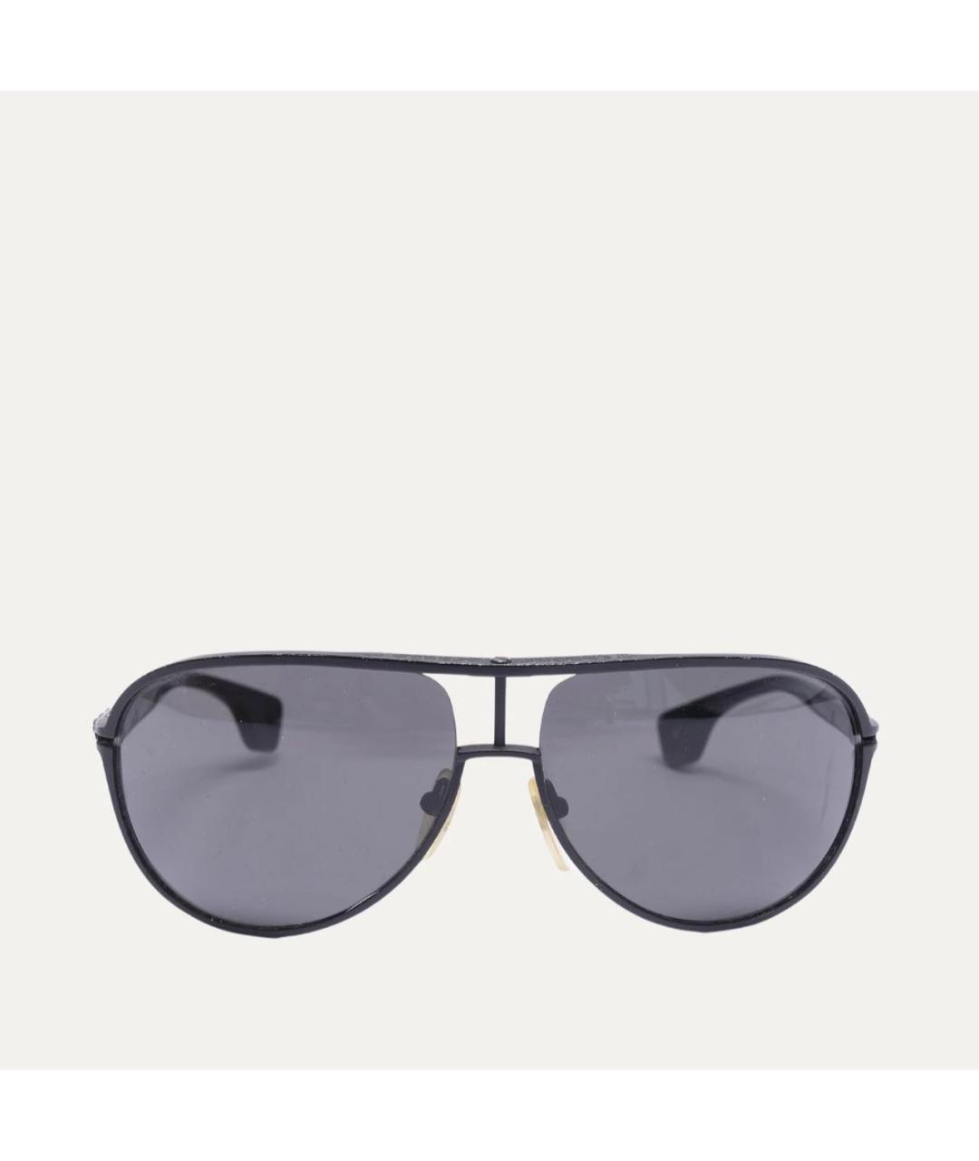 CHROME HEARTS Черные металлические солнцезащитные очки, фото 9