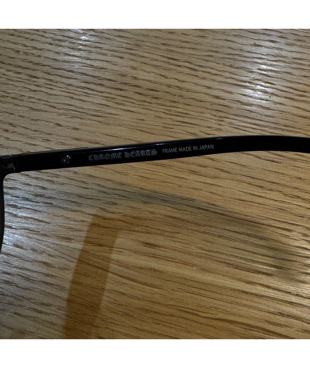 CHROME HEARTS Черные металлические солнцезащитные очки, фото 8