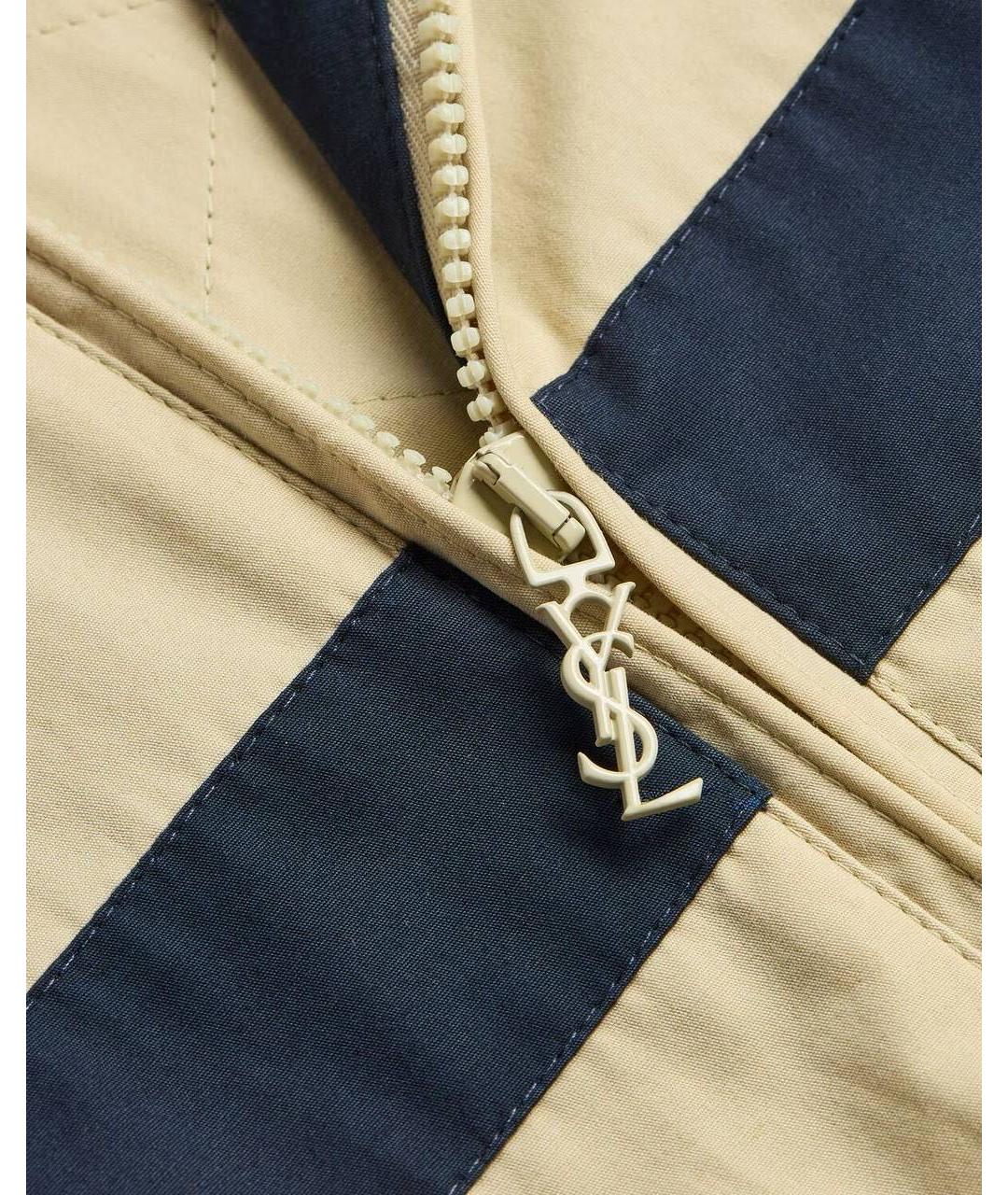 SAINT LAURENT Бежевая куртка, фото 3