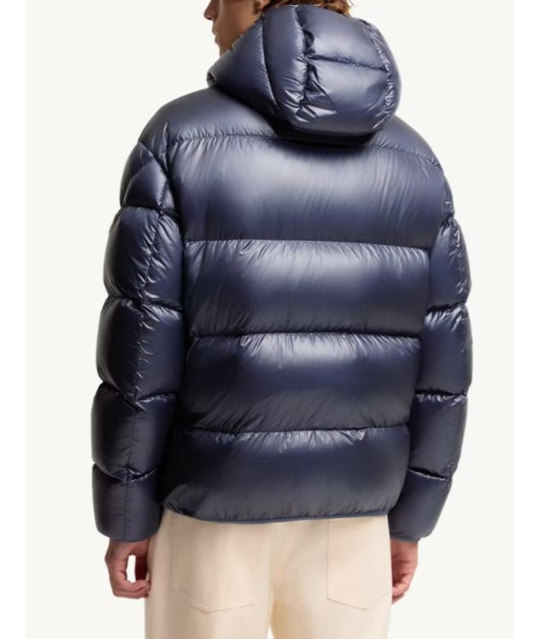 MONCLER Синий пуховик, фото 2