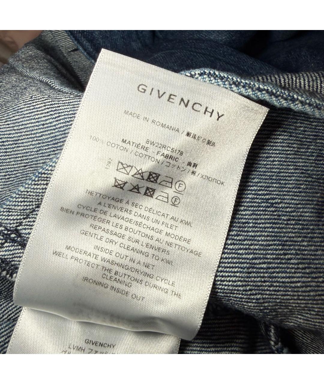 GIVENCHY Синее хлопковое повседневное платье, фото 8