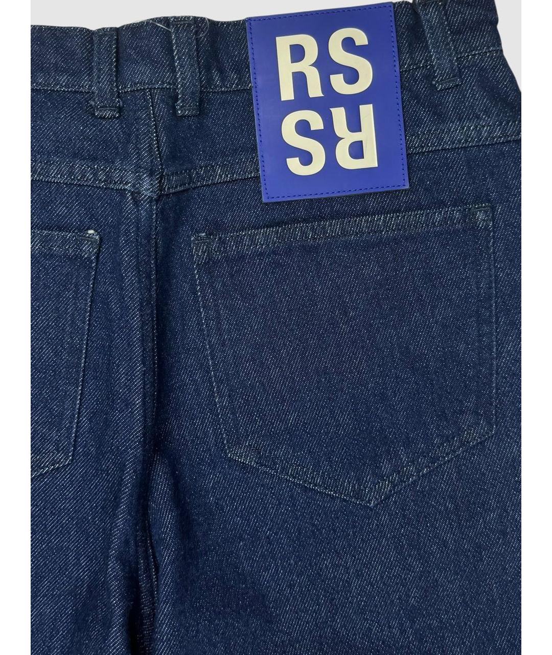 RAF SIMONS Темно-синие прямые джинсы, фото 3