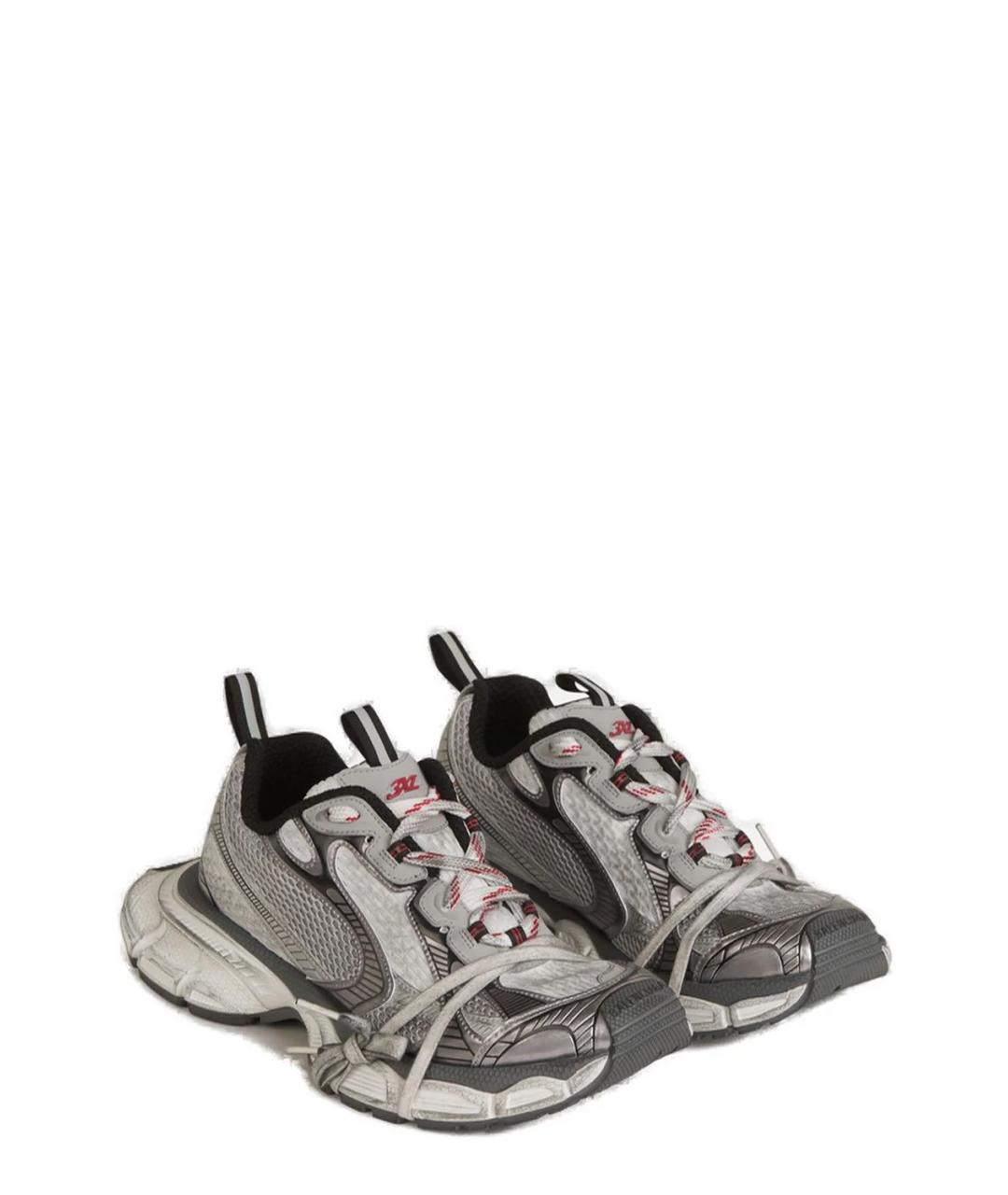 BALENCIAGA Мульти текстильные низкие кроссовки / кеды, фото 2