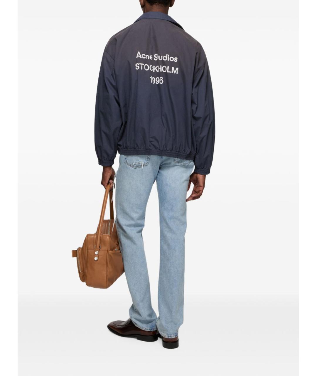 ACNE STUDIOS Синяя хлопковая куртка, фото 4