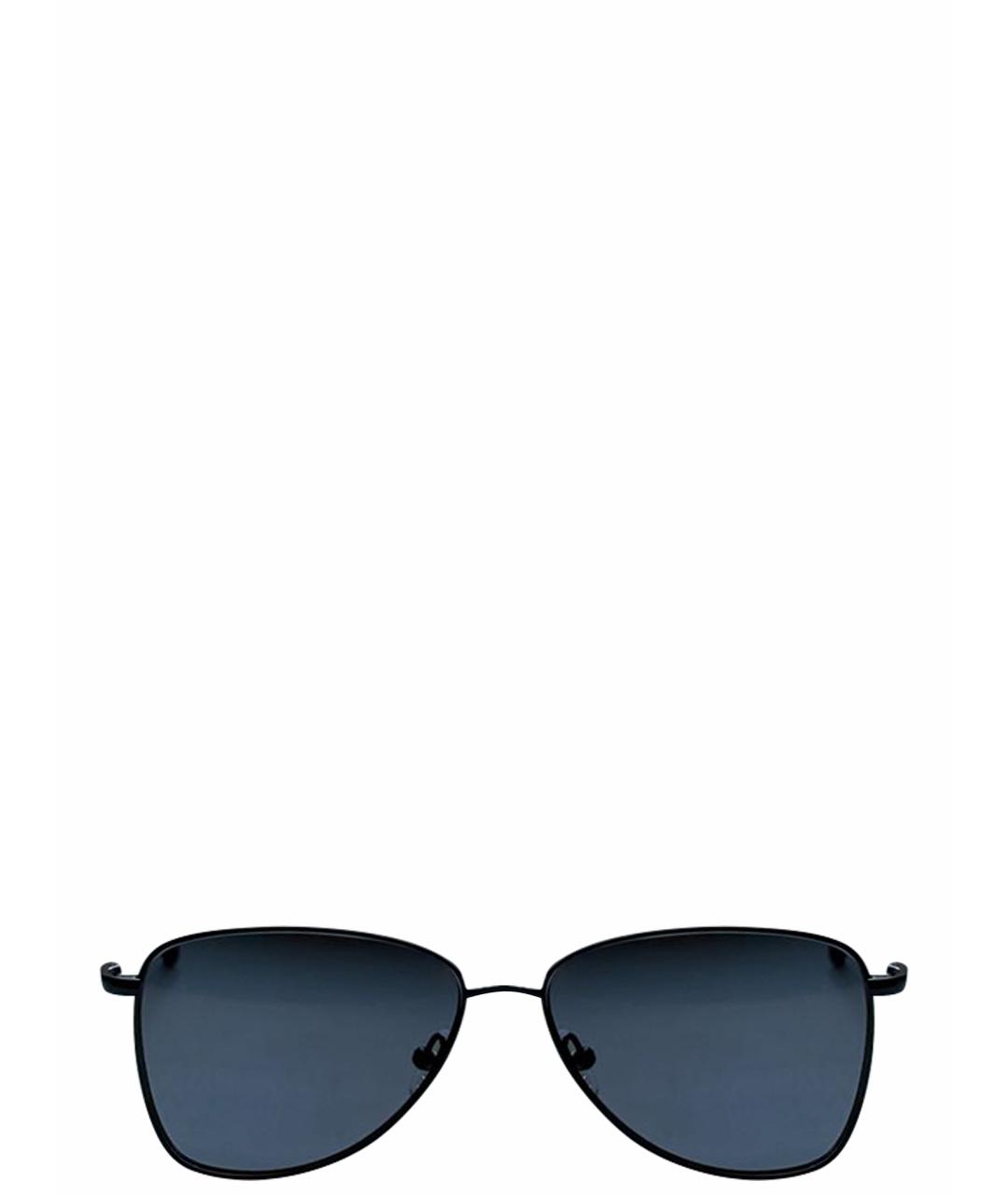 DRIES VAN NOTEN Черные металлические солнцезащитные очки, фото 1
