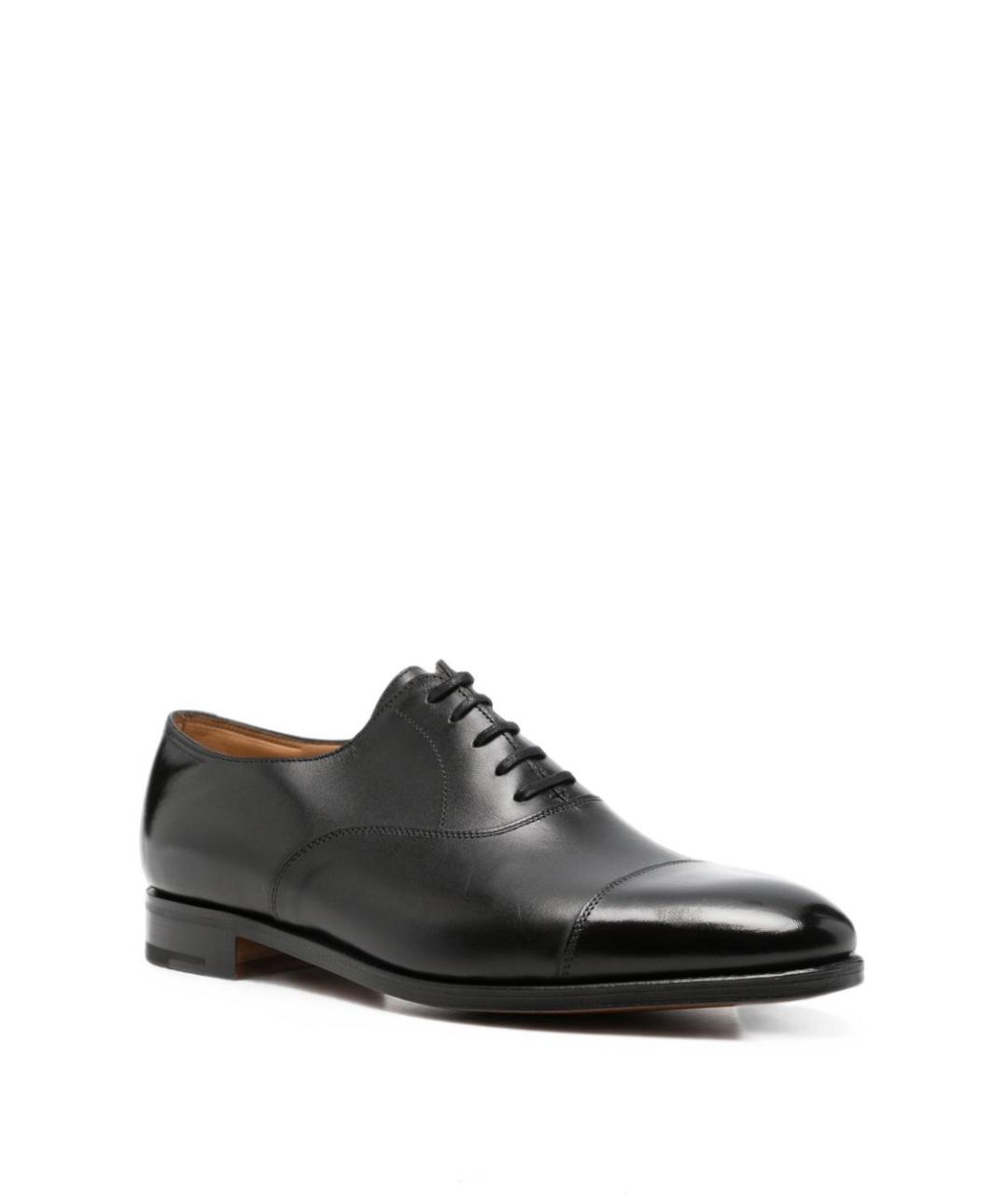 JOHN LOBB Черные кожаные туфли, фото 3