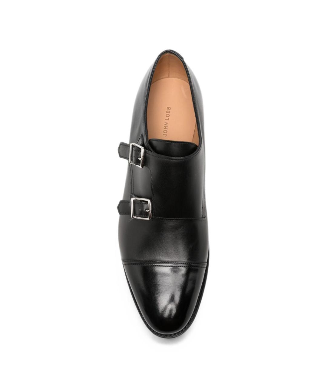 JOHN LOBB Черные кожаные туфли, фото 4