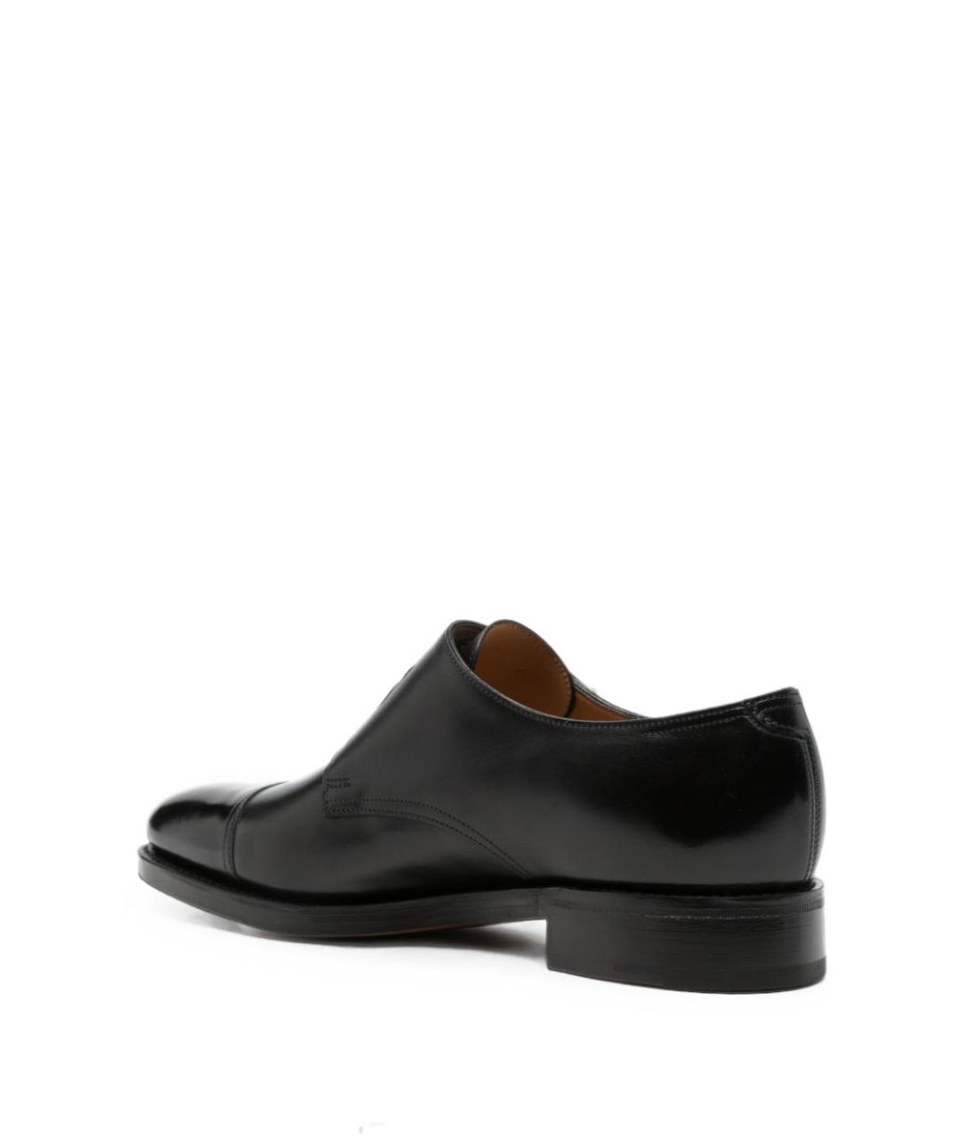 JOHN LOBB Черные кожаные туфли, фото 3