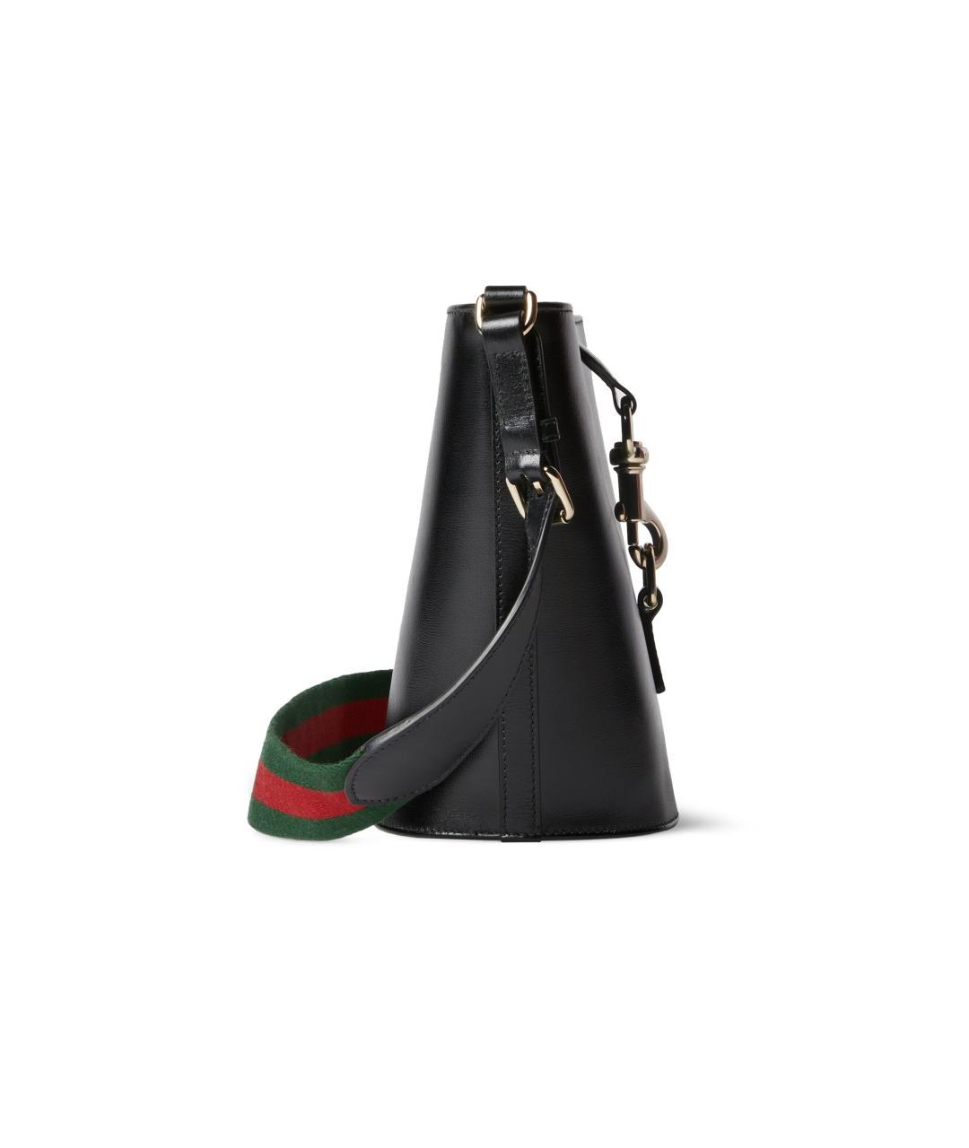 GUCCI Черная кожаная сумка через плечо, фото 3