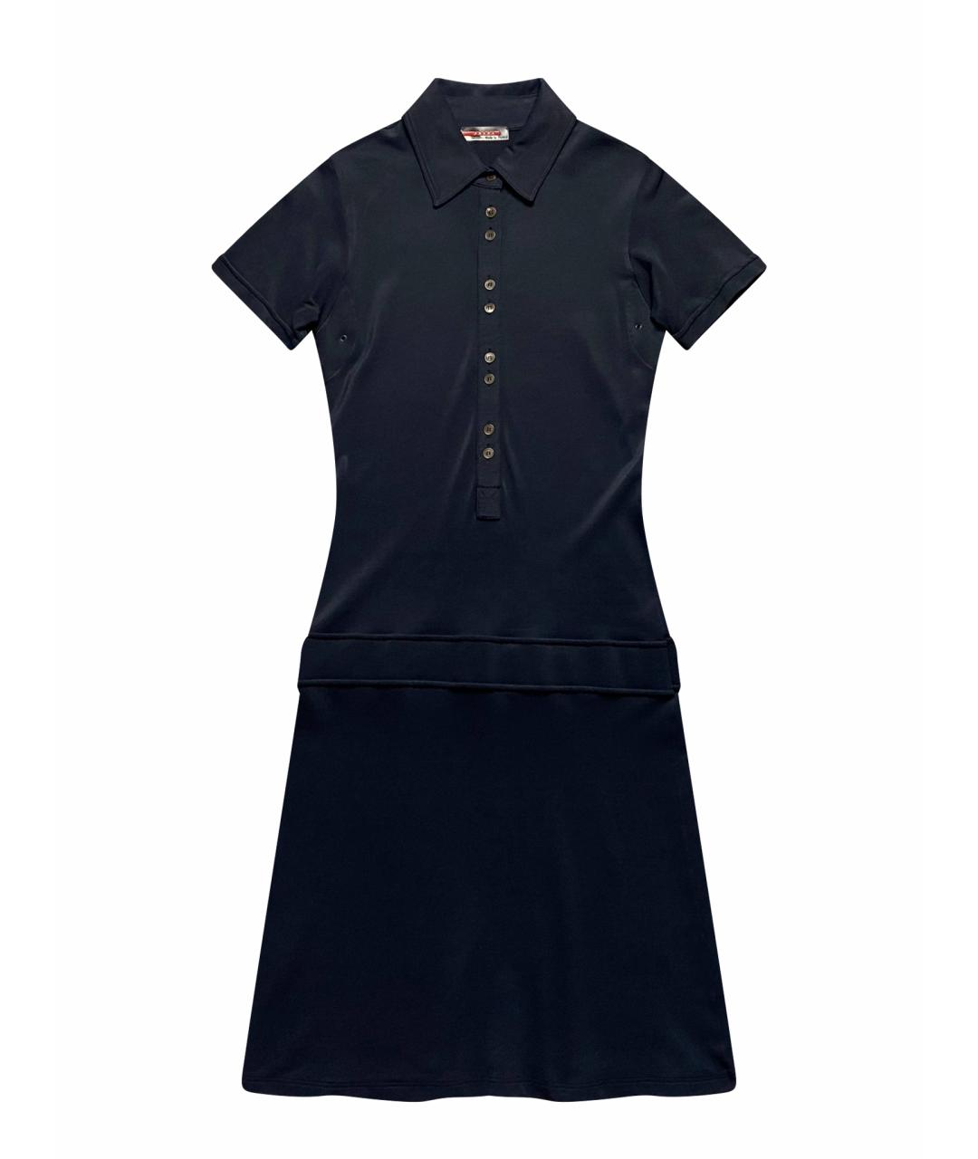 PRADA Черное хлопковое повседневное платье, фото 6