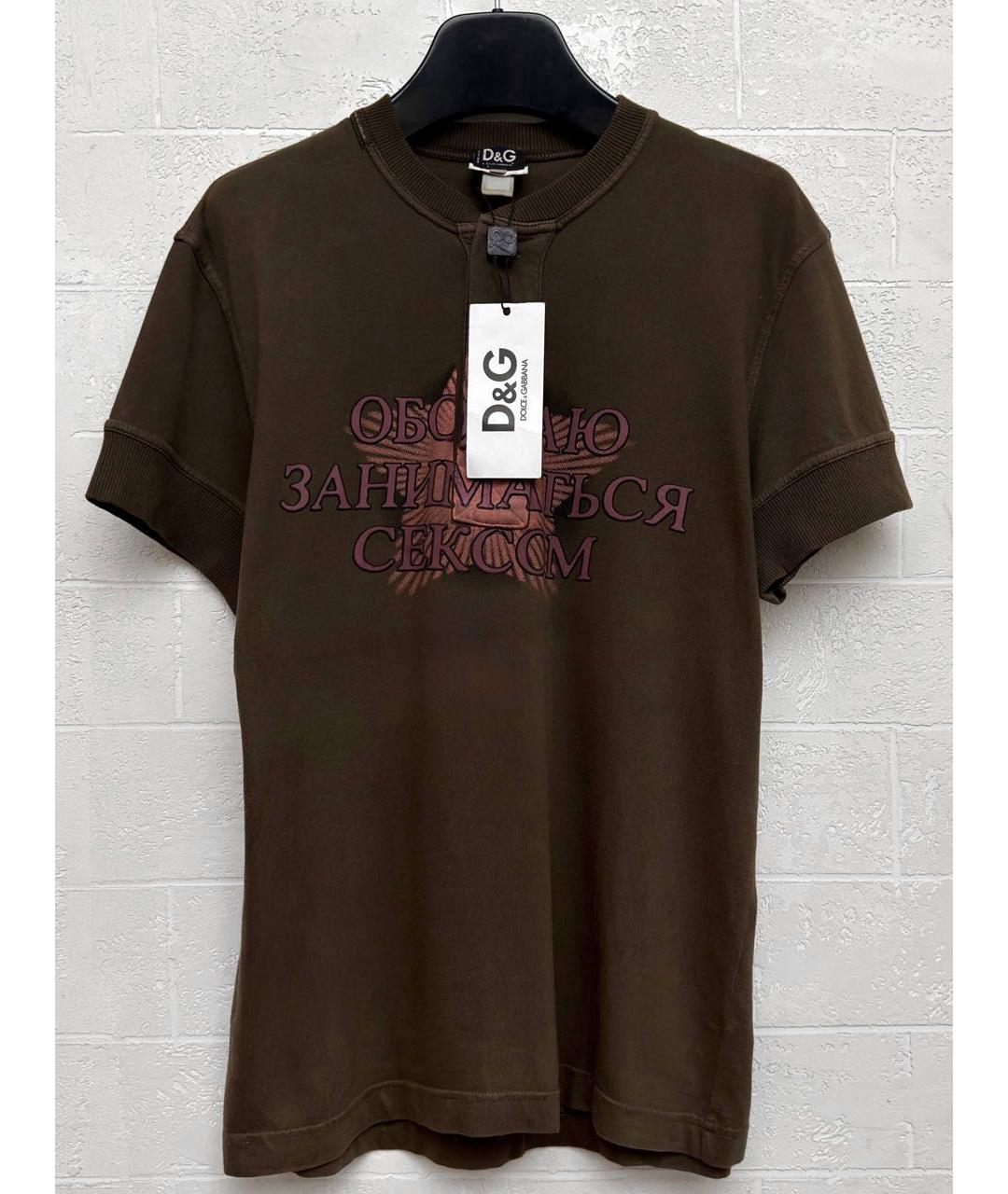 DOLCE&GABBANA Хлопковая футболка, фото 2