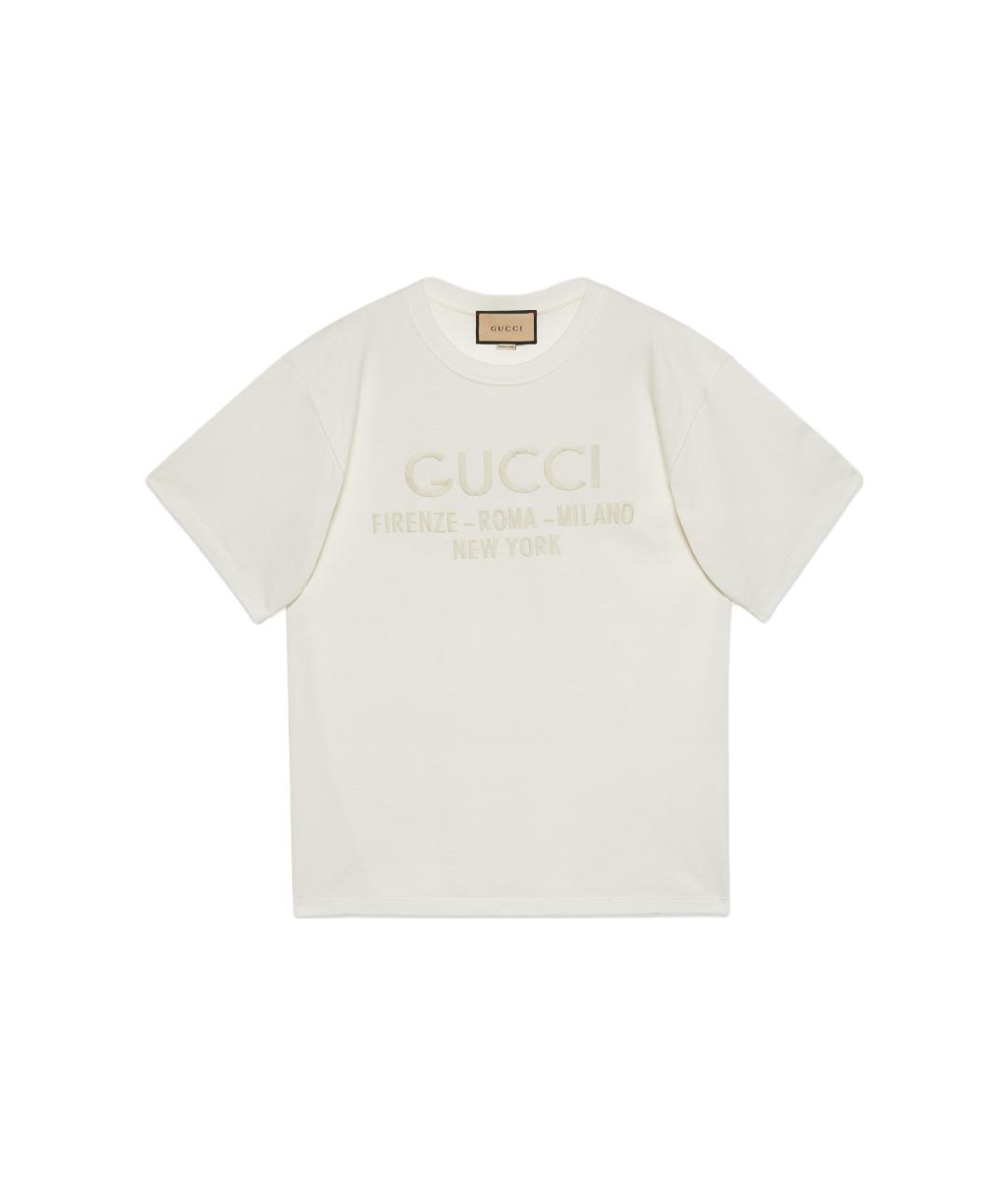 GUCCI Бежевая футболка, фото 3