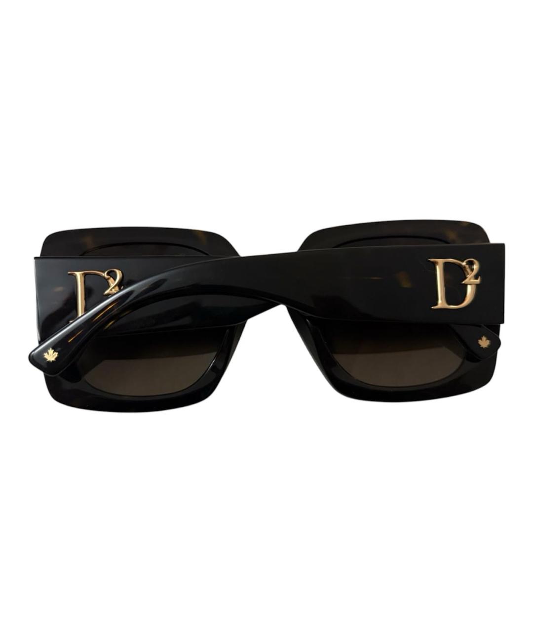 DSQUARED2 Коричневые пластиковые солнцезащитные очки, фото 2