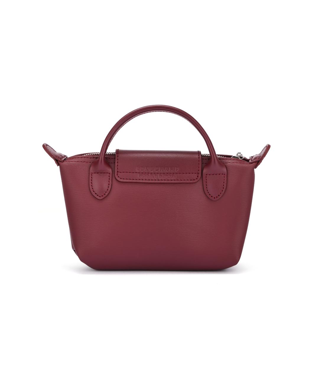 LONGCHAMP Фиолетовая сумка через плечо из канвы, фото 3