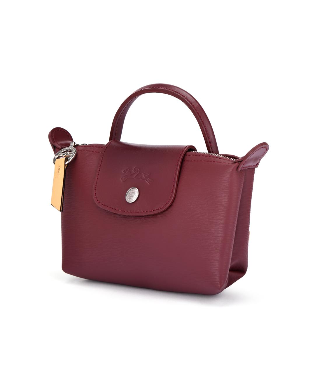 LONGCHAMP Фиолетовая сумка через плечо из канвы, фото 2