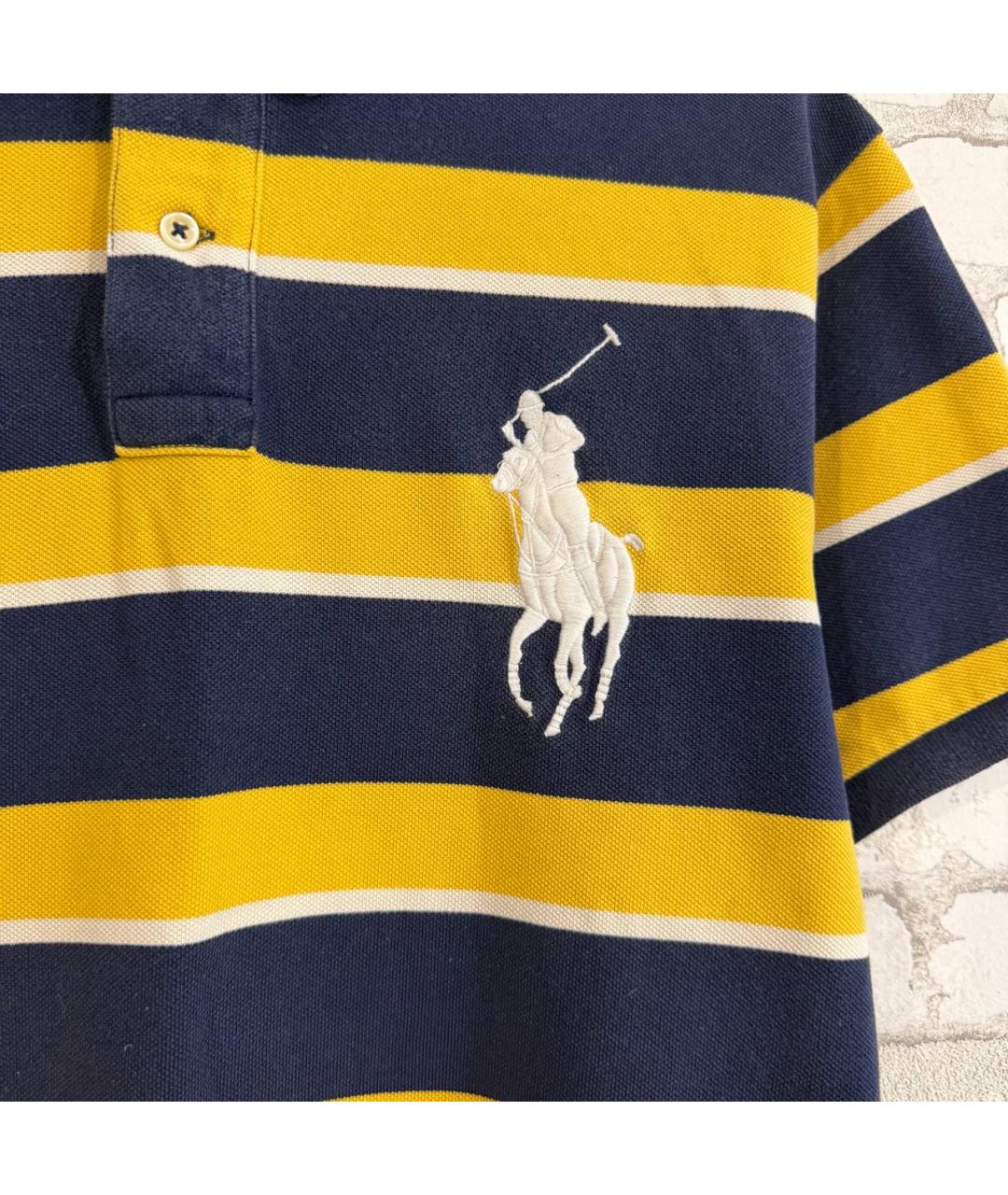 POLO RALPH LAUREN Мульти хлопковое поло с коротким рукавом, фото 2