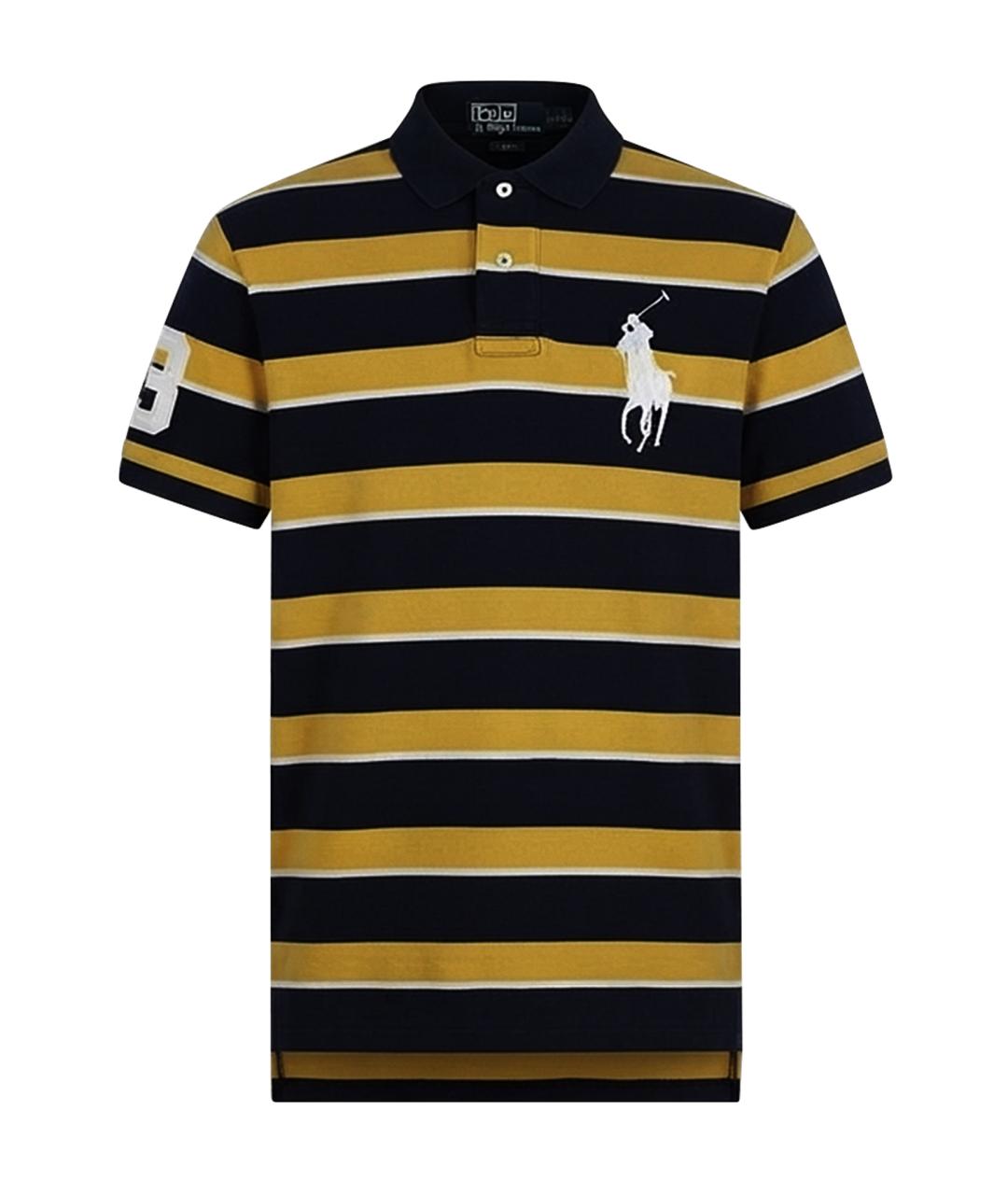 POLO RALPH LAUREN Мульти хлопковое поло с коротким рукавом, фото 1