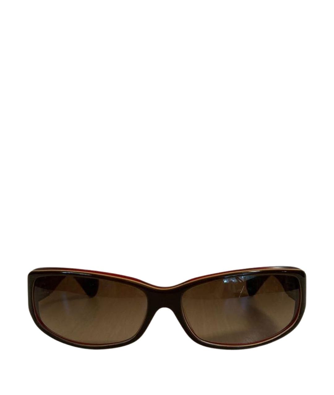 CHROME HEARTS Бордовые солнцезащитные очки, фото 1